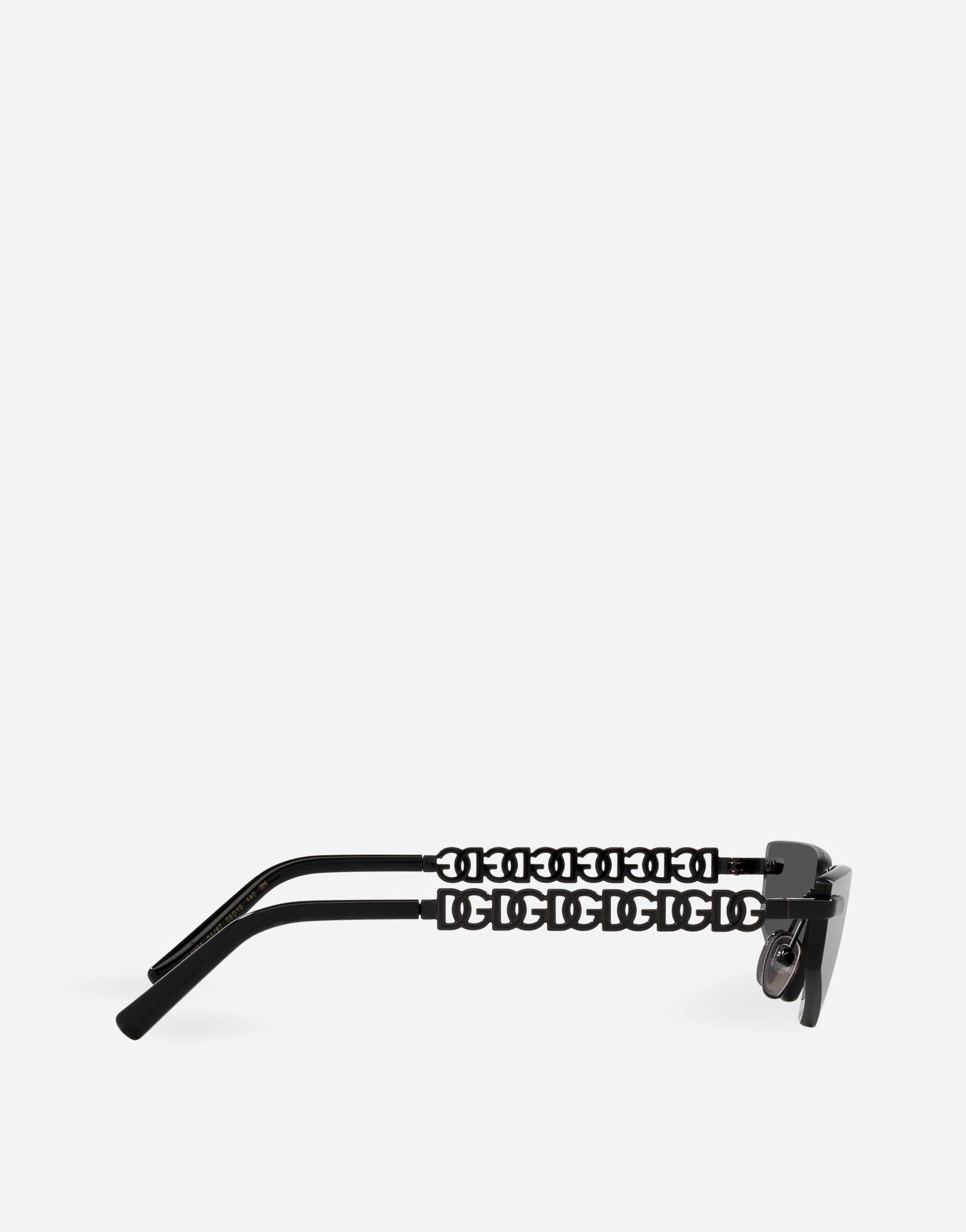 Shop Dolce & Gabbana Dg Essentials Sunglasses In Black
