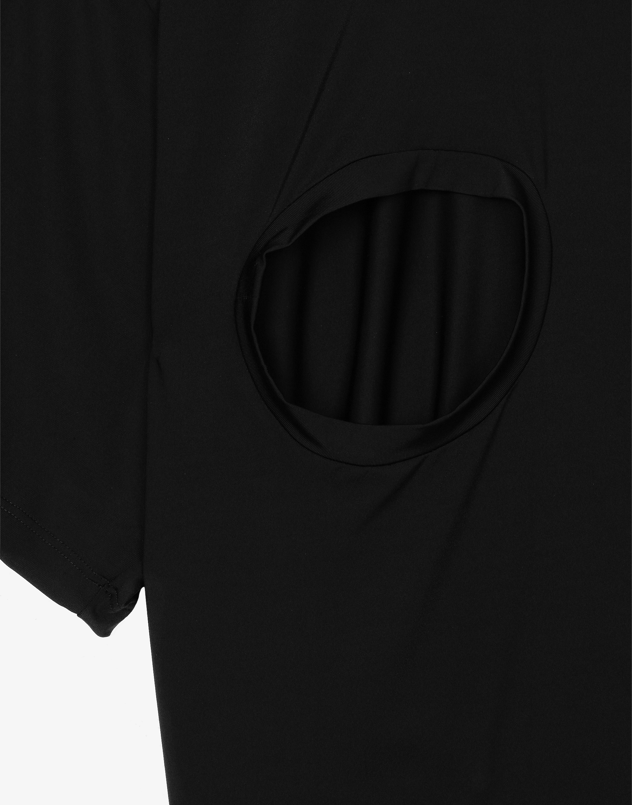 DOLCE & GABBANA ASYMMETRICAL TOP WITH CUT-OUT