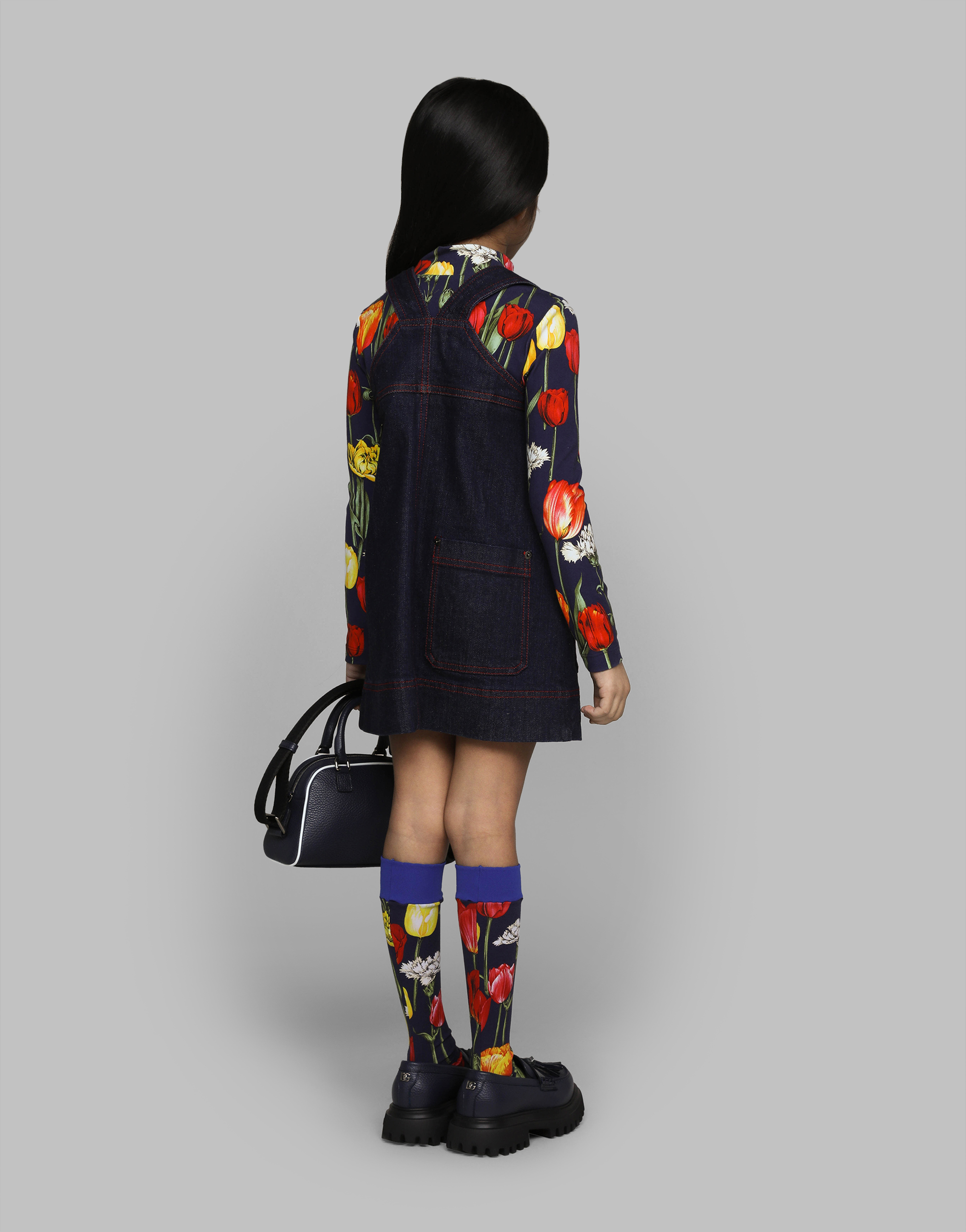 Dolce & Gabbana Abito Salopette In Multicolor