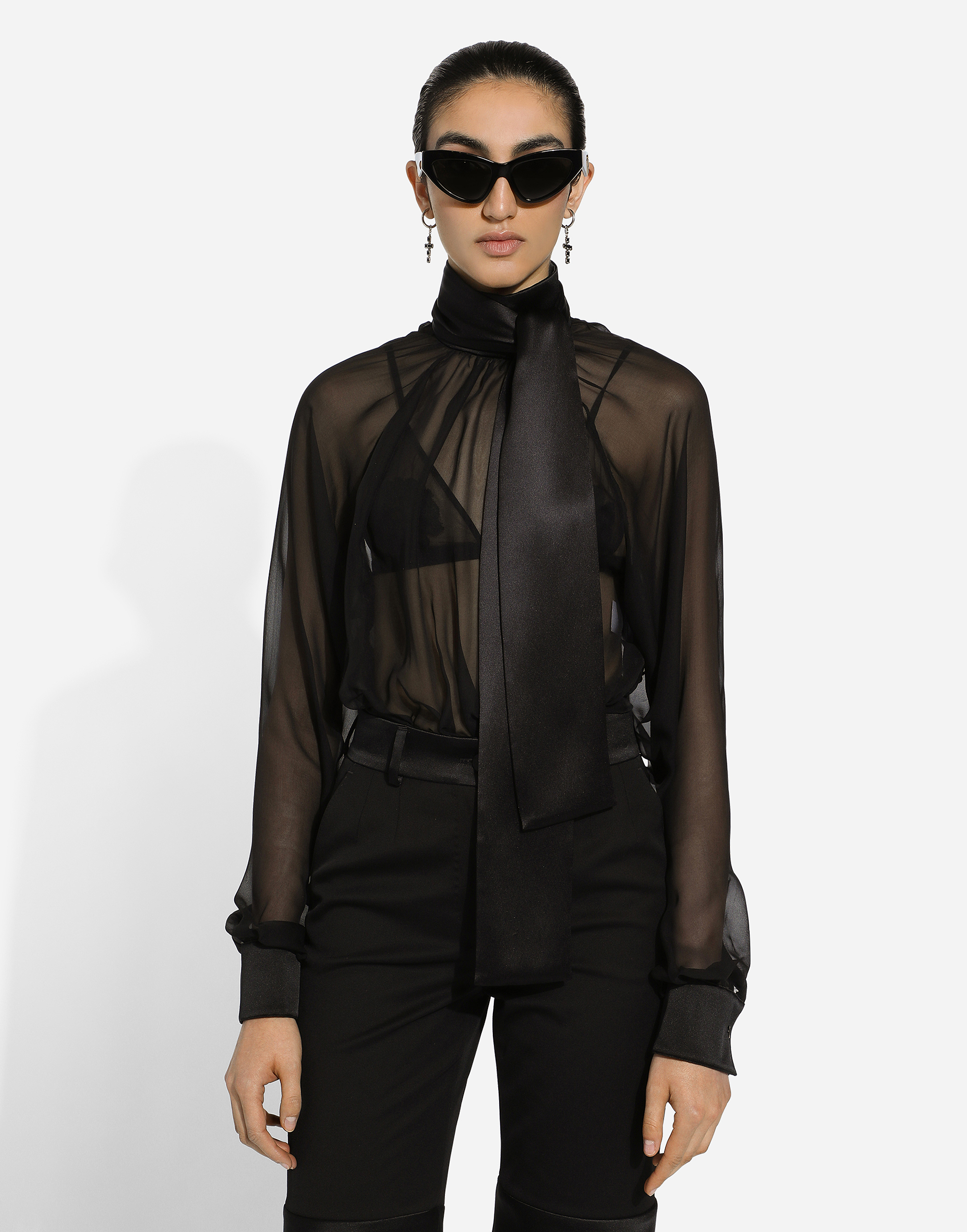 Dolce & Gabbana Bow Top In ブラック