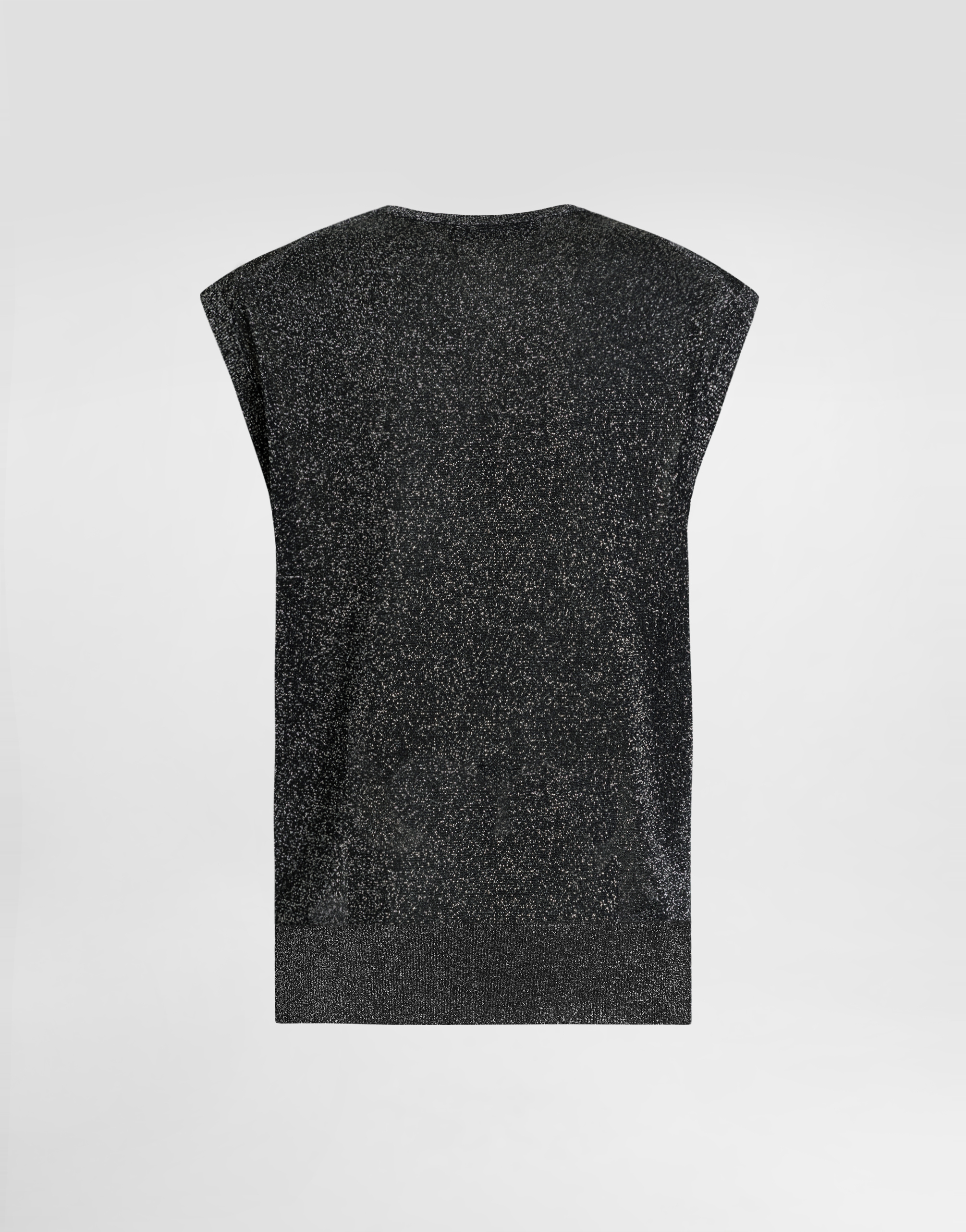 Metallic viscose tank top