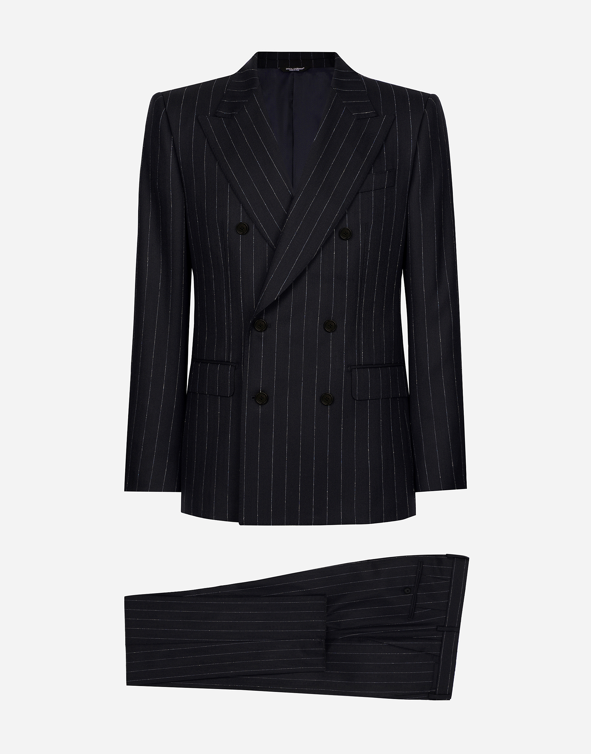 Dolce & Gabbana Double-breasted Sicilia-fit Suit - Man Suits And Blazers Multi-colored
