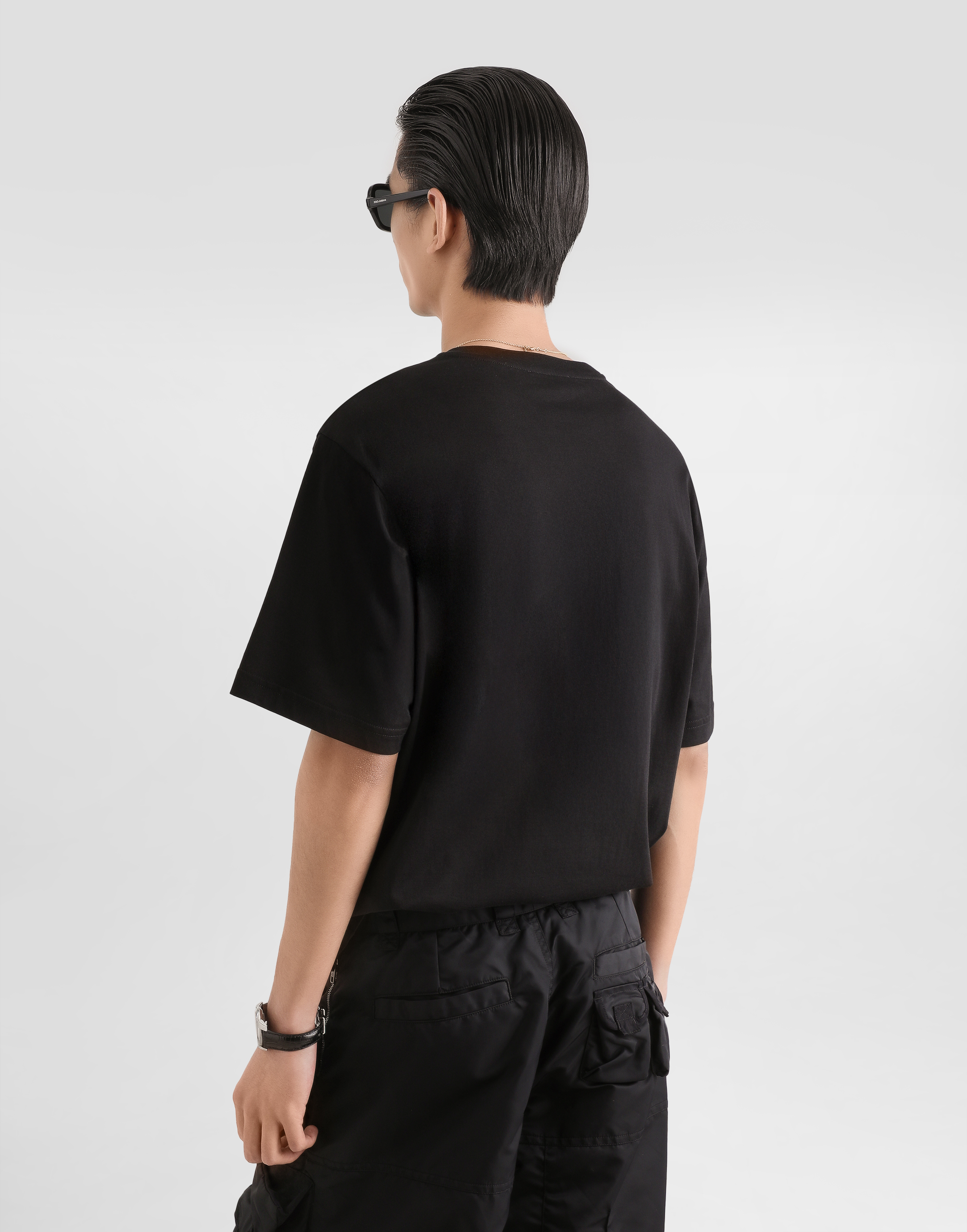 Jersey t-shirt with patch