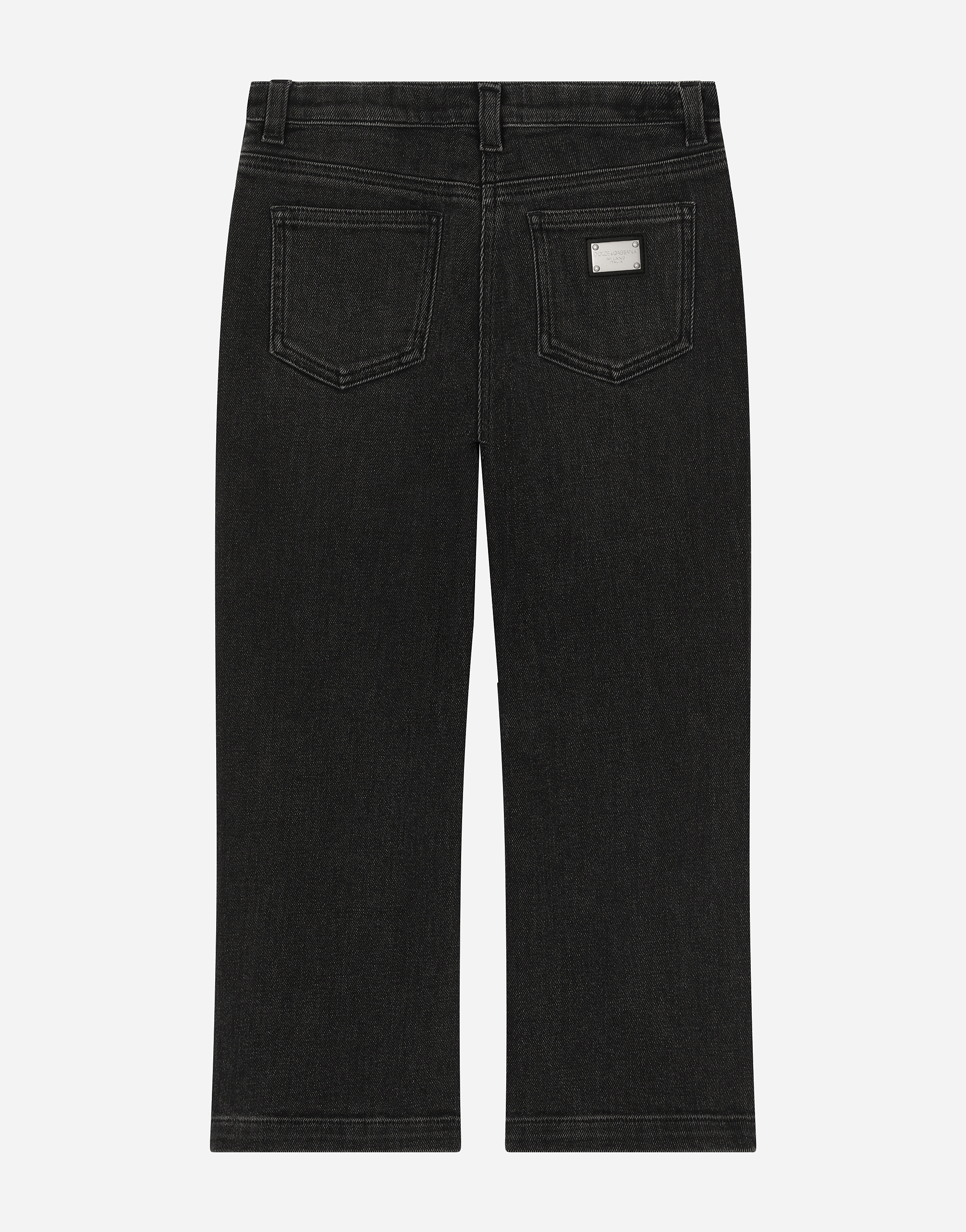  Dolce & Gabbana Jean 5 Poches En Denim Avec Plaquette à Logo - Femme Pantalons Et Jupes Multicolore 3 Years 