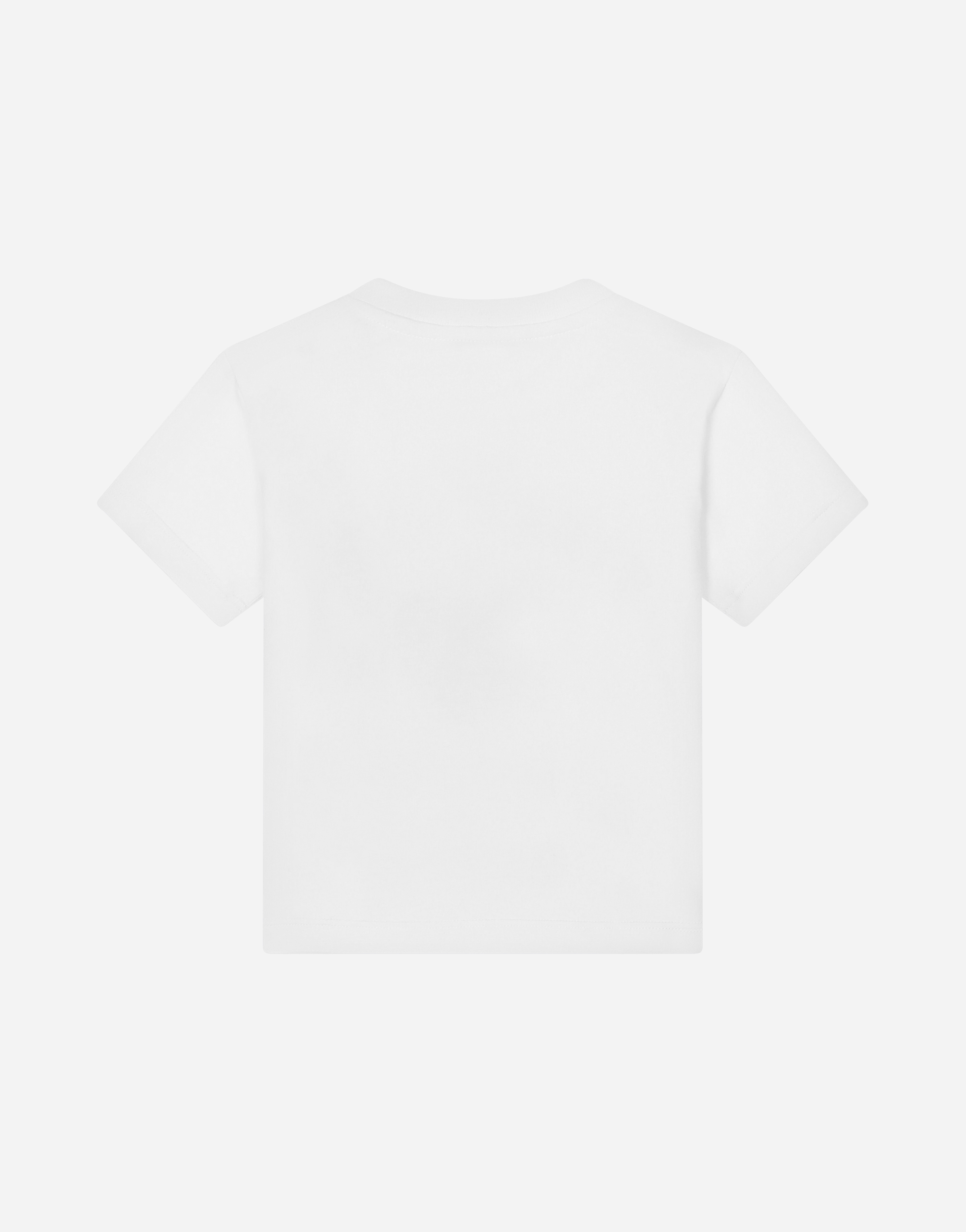 DOLCE & GABBANA SHORT-SLEEVED CARRETTO-PRINT T-SHIRT