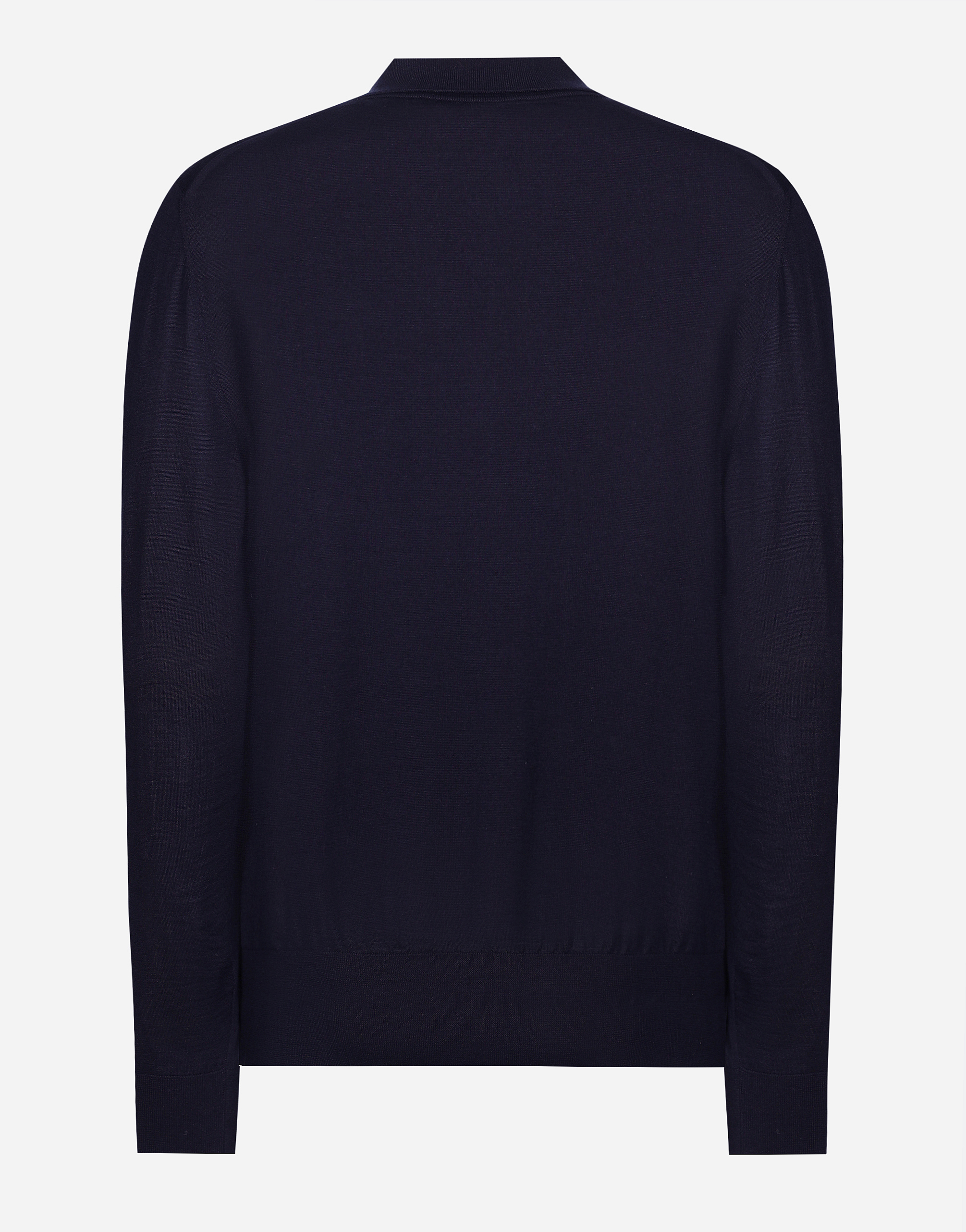 Cashmere and silk polo-shirt