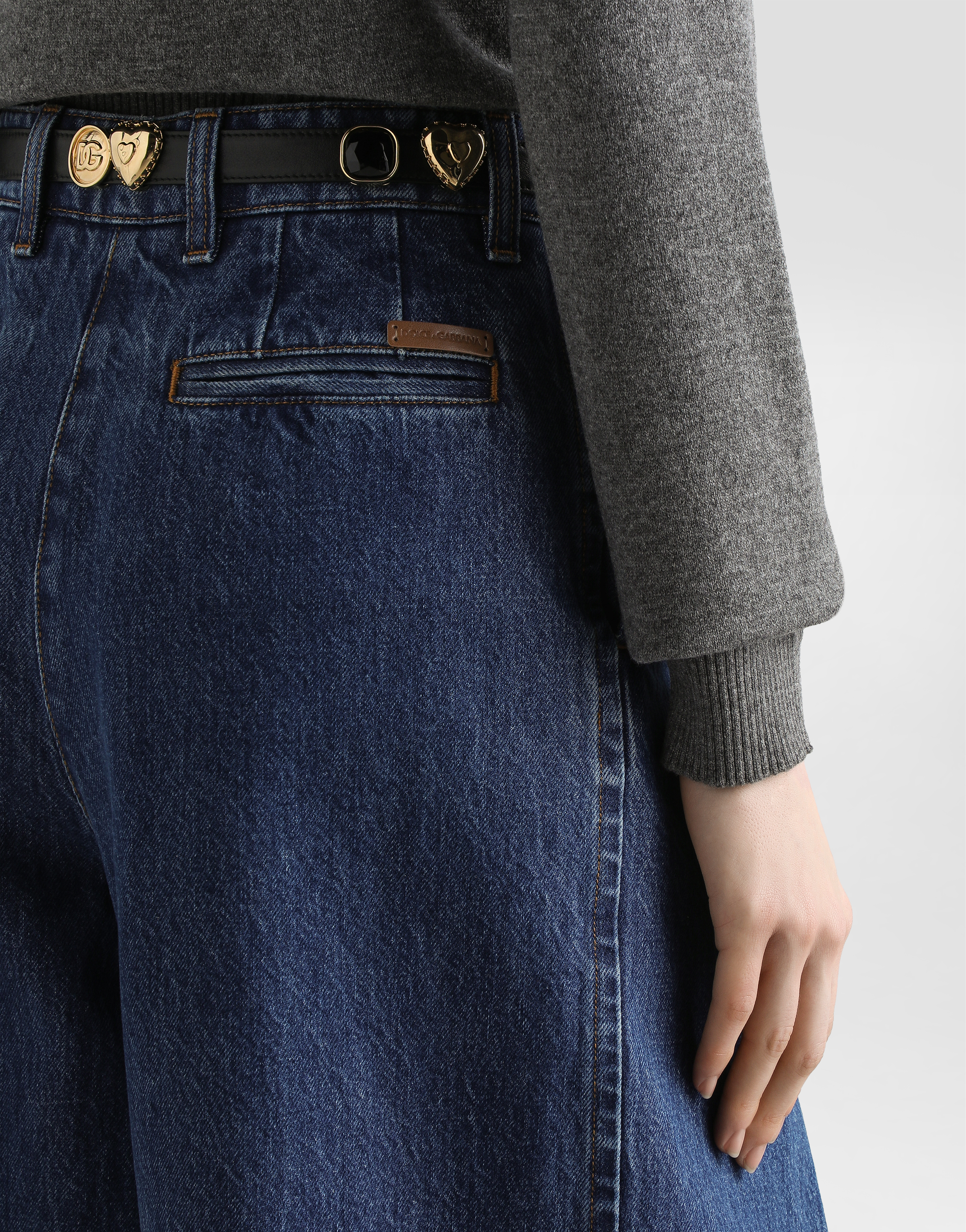 5-pocket denim trousers