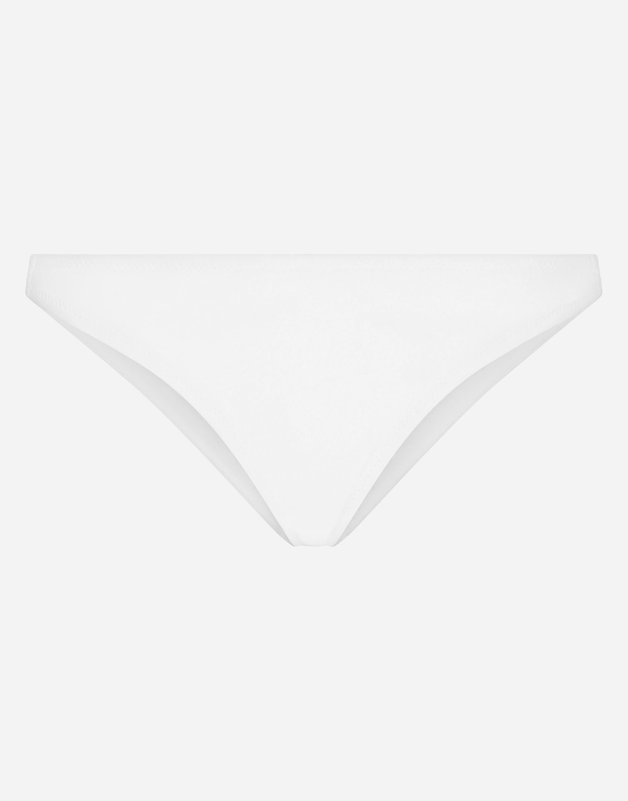 Dolce & Gabbana Bikini Bottoms With Dg Logo In White