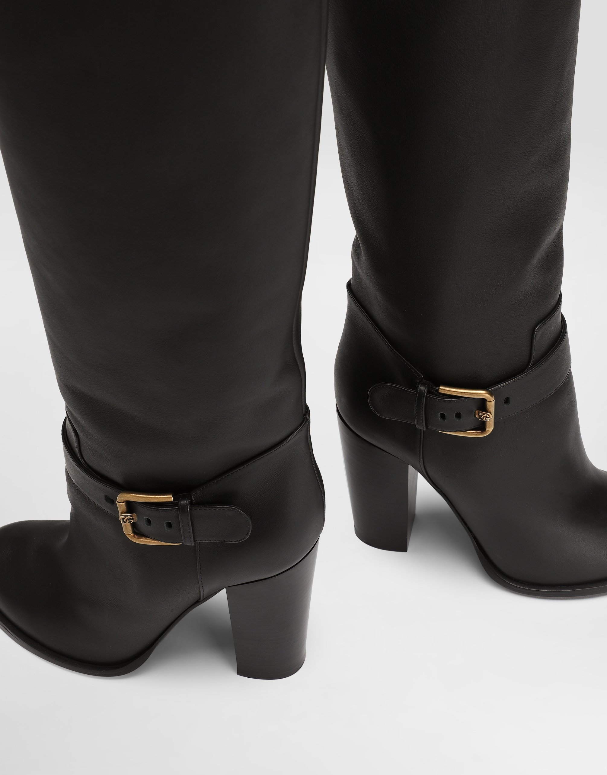 Calfskin boots