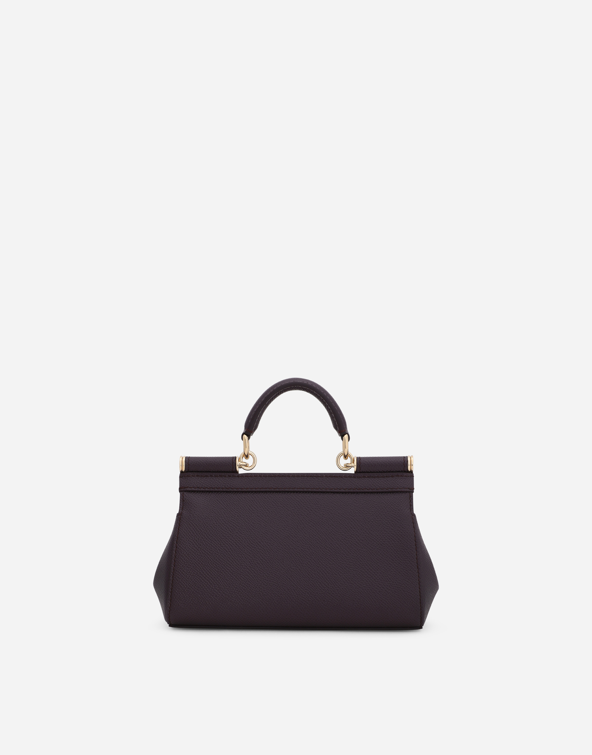 Dolce & Gabbana Small Sicily Handbag In Purple