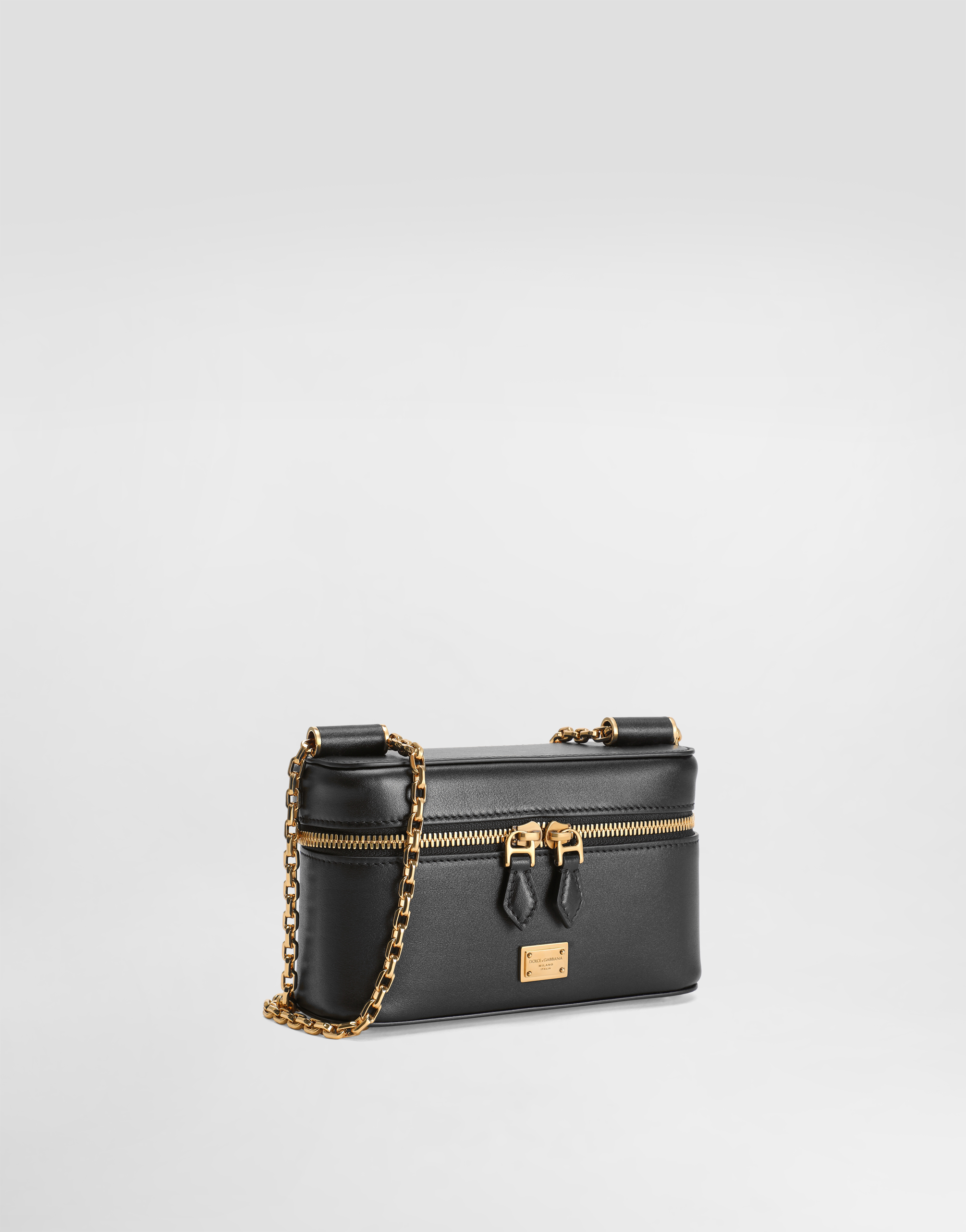 Dolce & Gabbana Sicily Crossbody Bag In Black