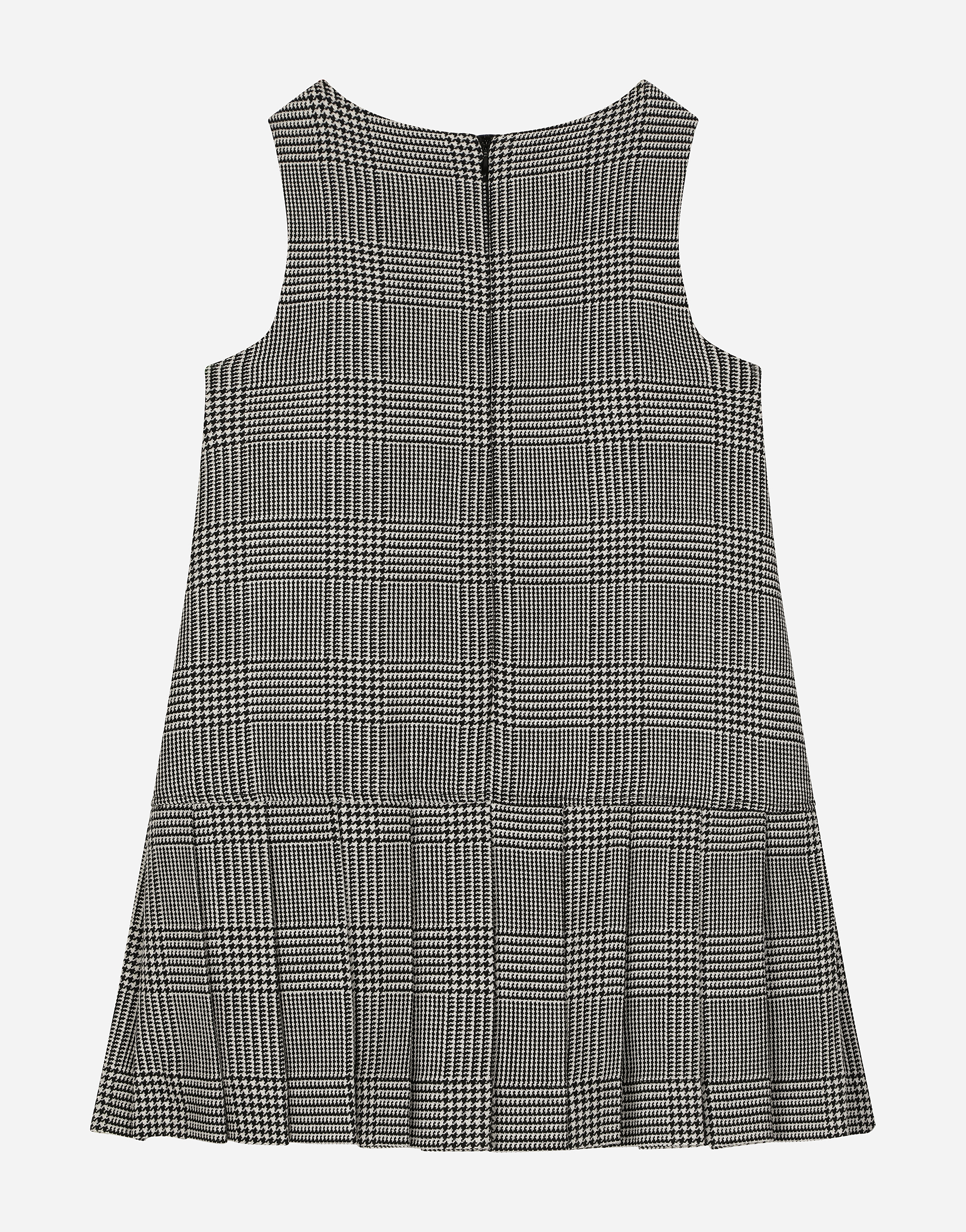 Dolce & Gabbana Glencheck-wollkleid - Frau Kleider Mehrfarbig 12 Years 