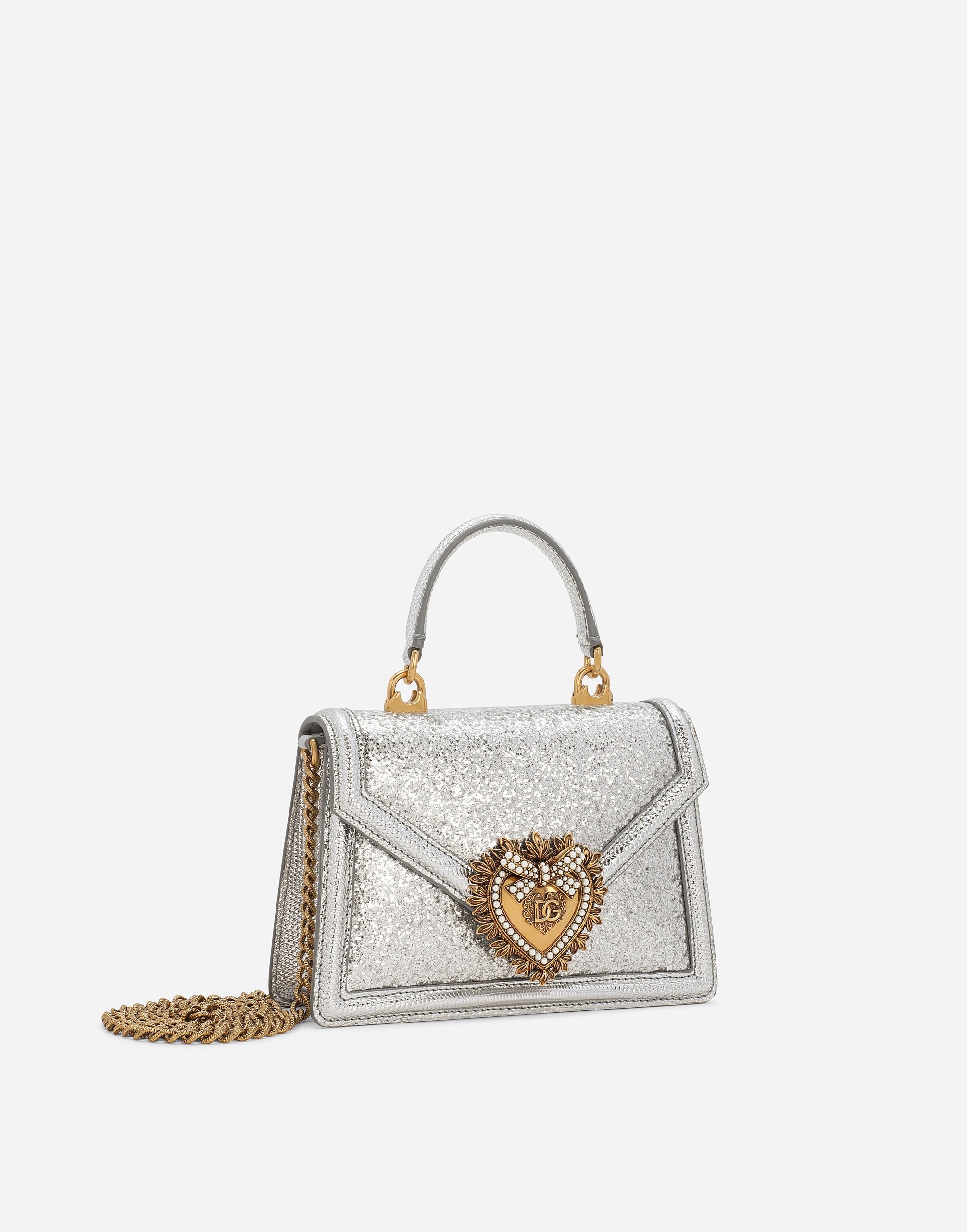 DOLCE & GABBANA SMALL DEVOTION TOP-HANDLE BAG