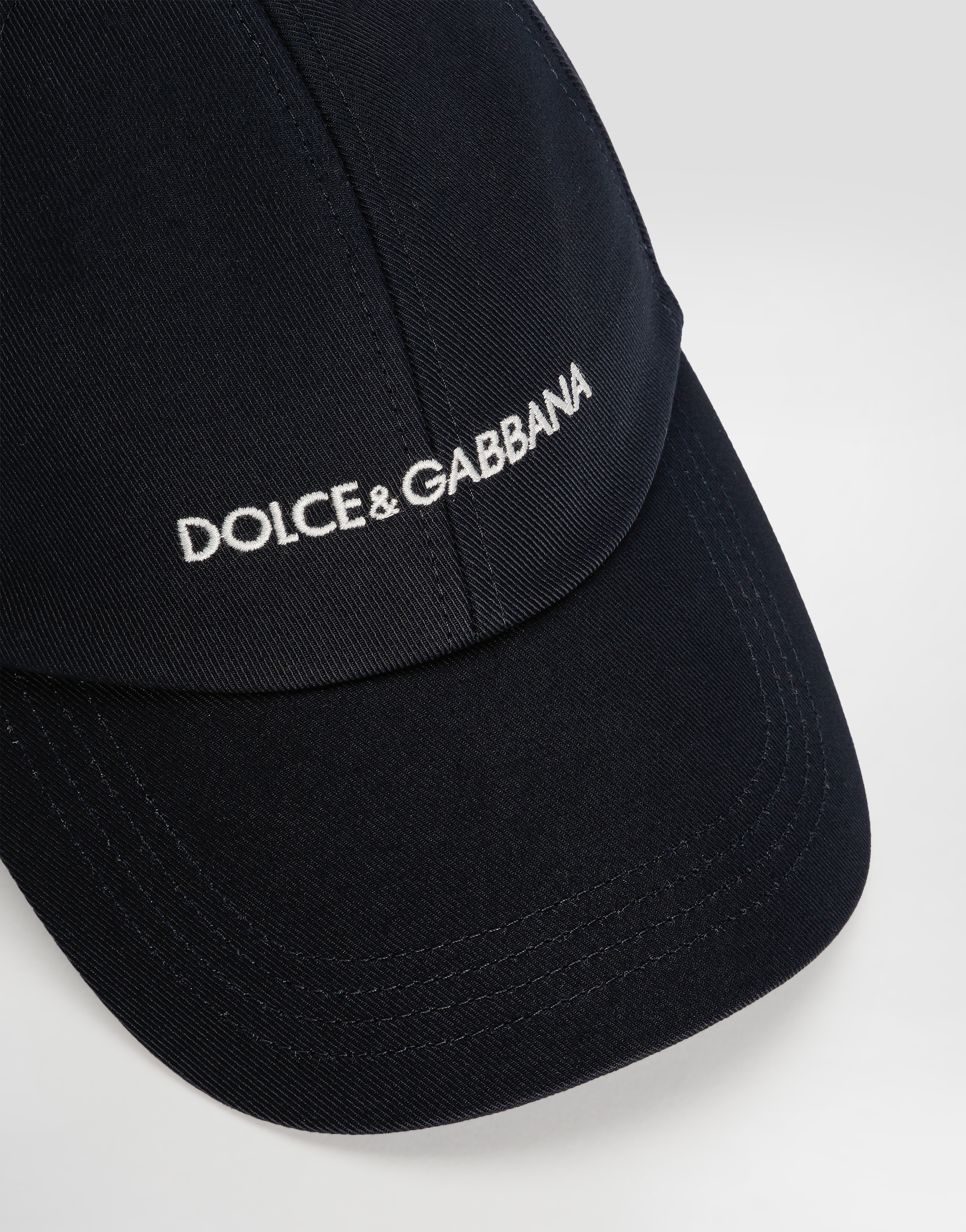 Cotton baseball cap with Dolce&Gabbana logo