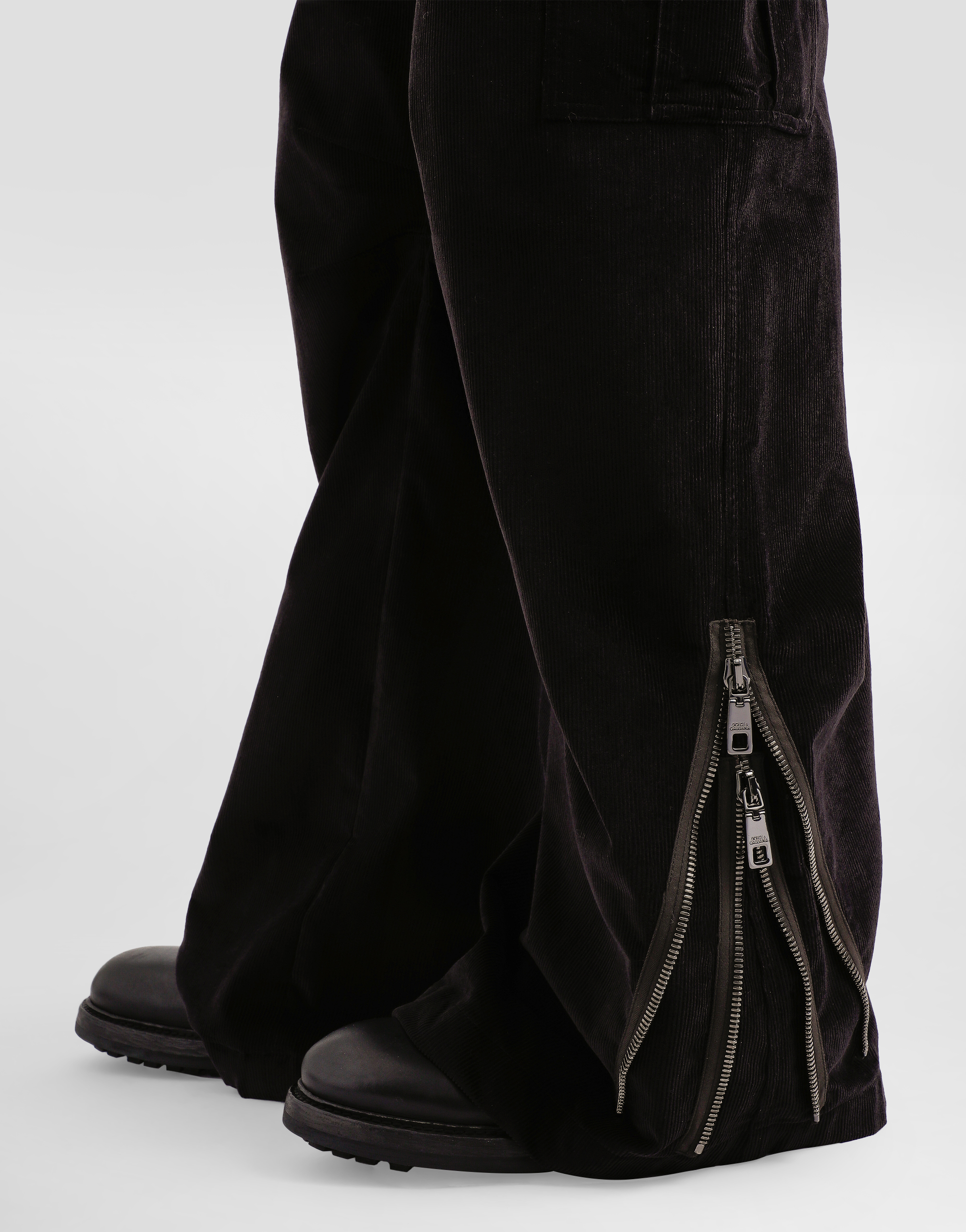 Corduroy cargo trousers