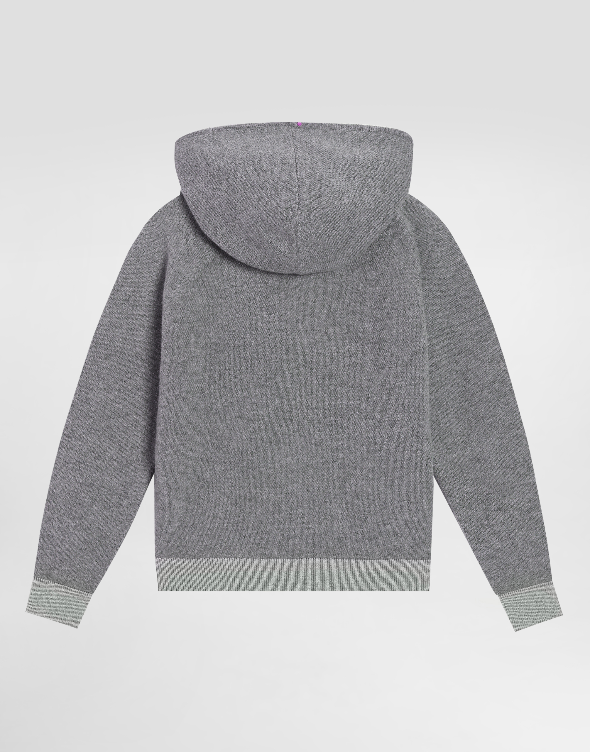 Wool and cashmere fleece cardigan