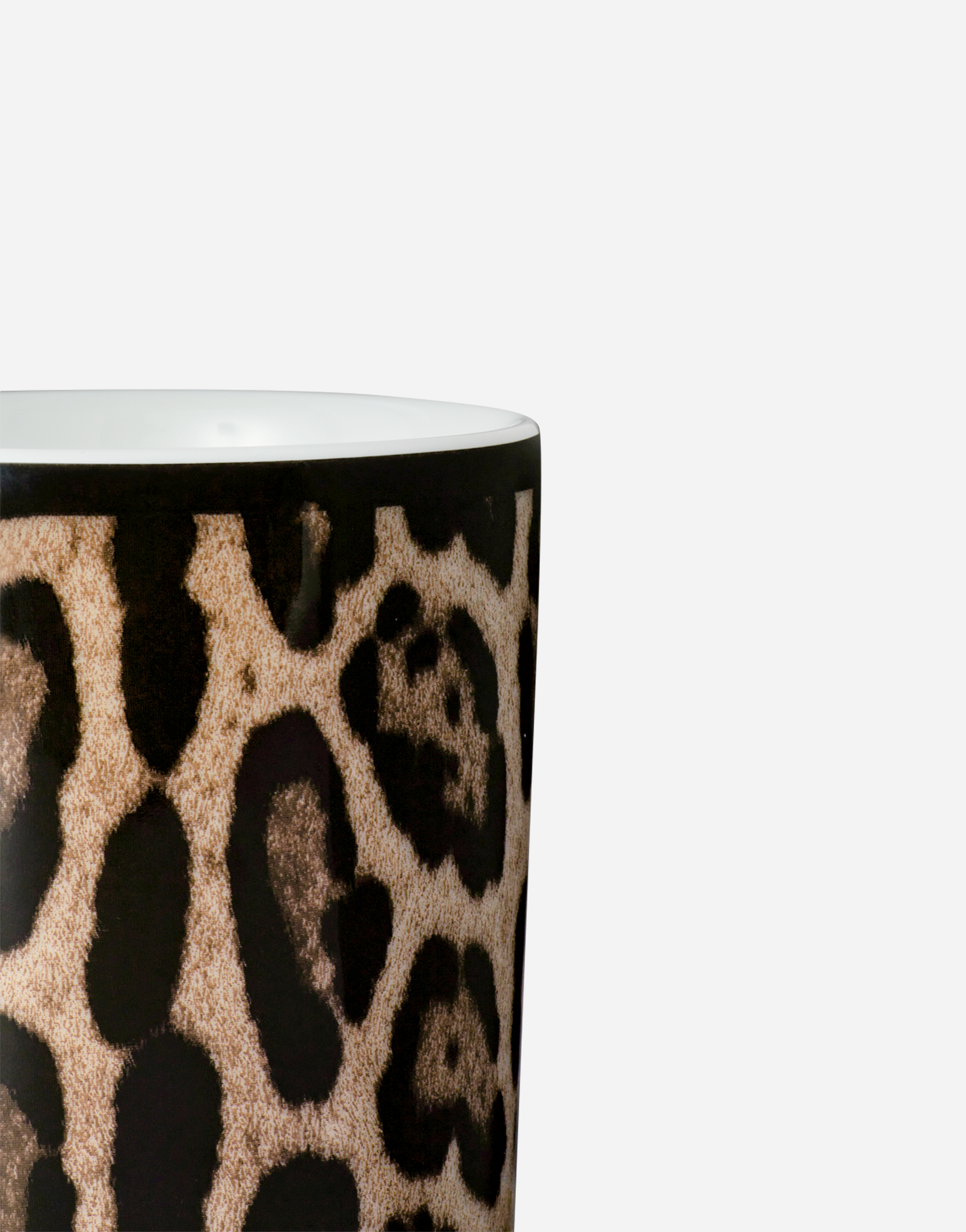 Dolce & Gabbana Porcelain Water Glass In Multicolor