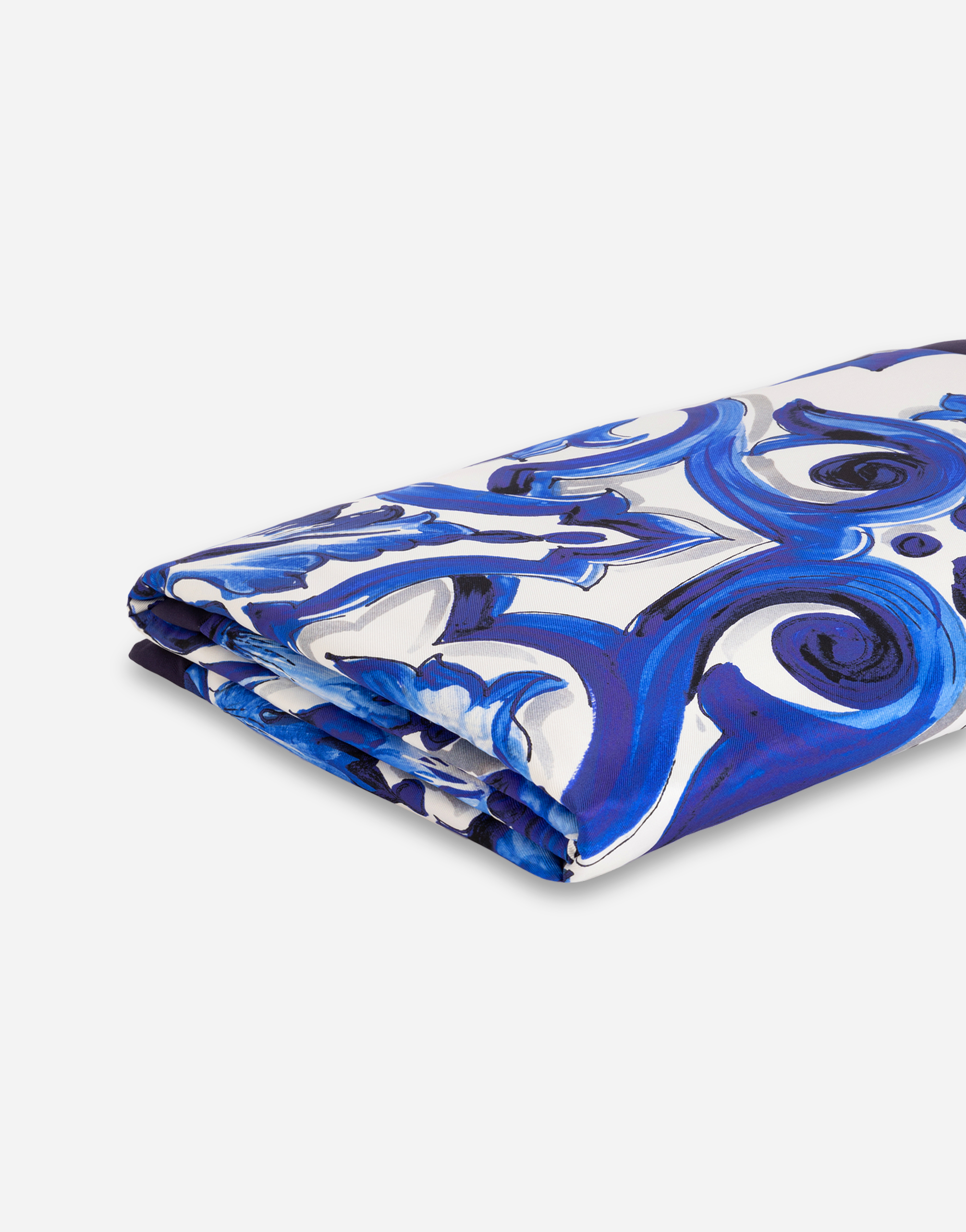 Dolce & Gabbana Silk Quilt Blanket Multicolor Unisex Onesize In Multicolor