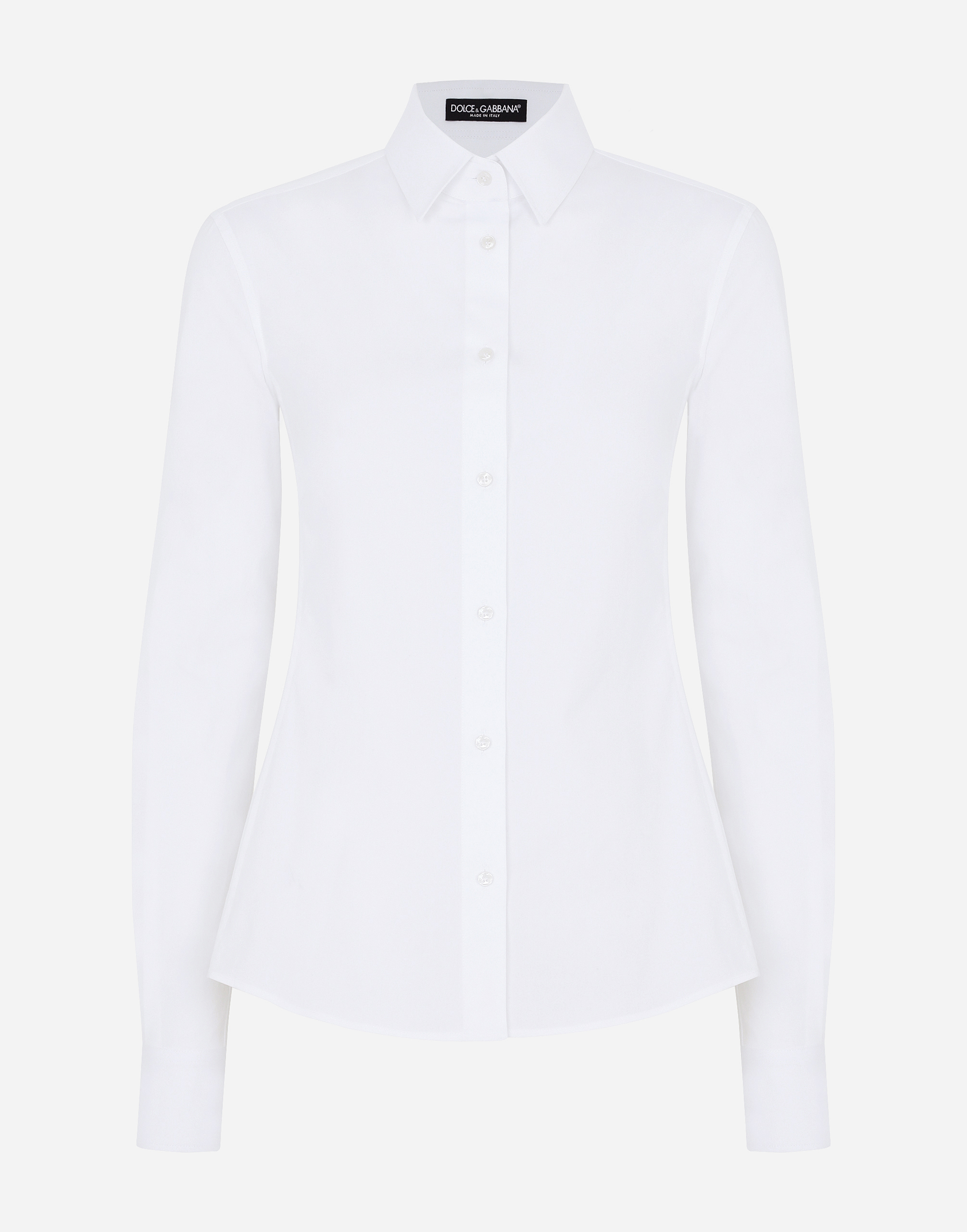 Stretch poplin shirt