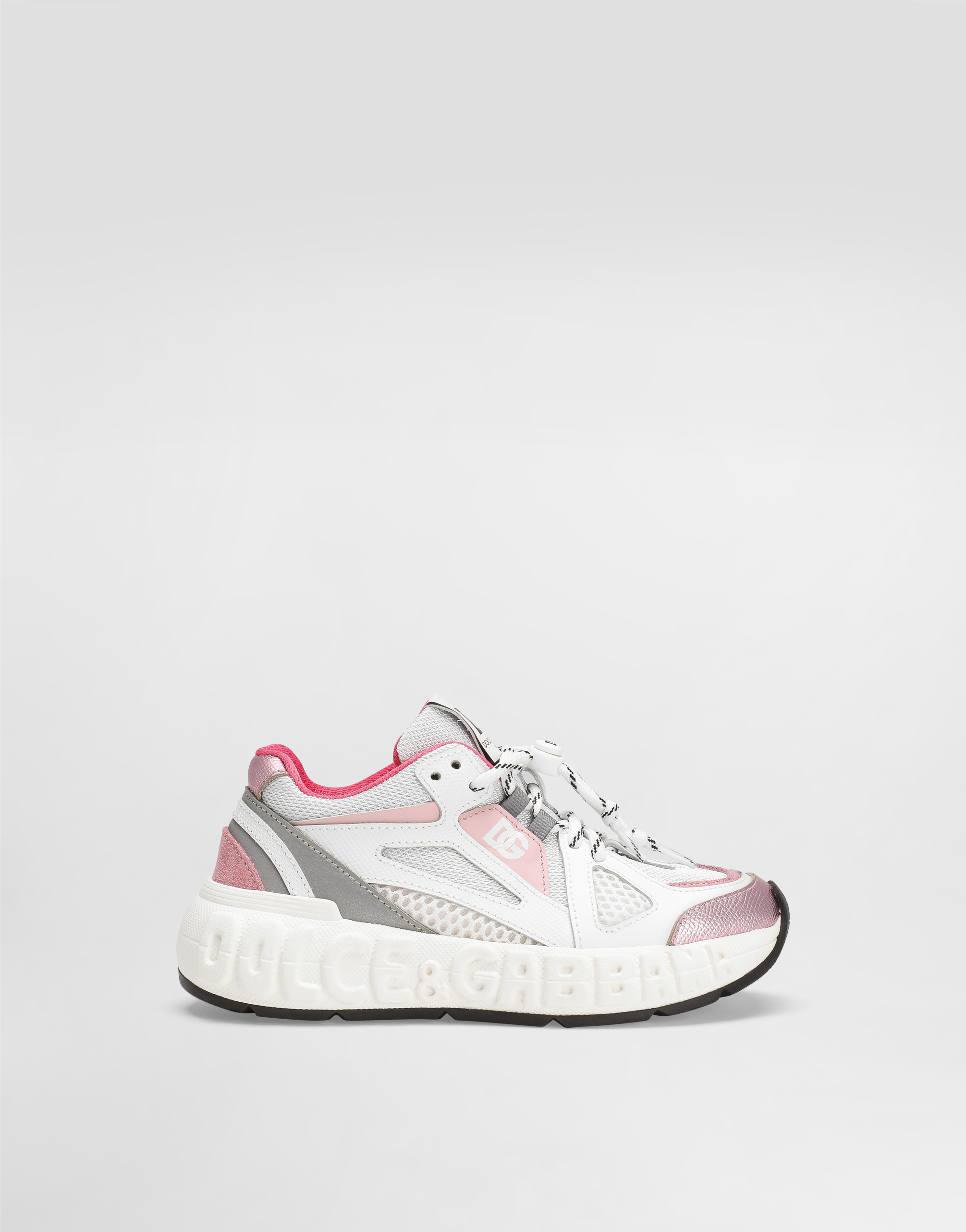 Dolce & Gabbana Nylon And Mesh Sneakers - Man Shoes (24-38) Multicolor