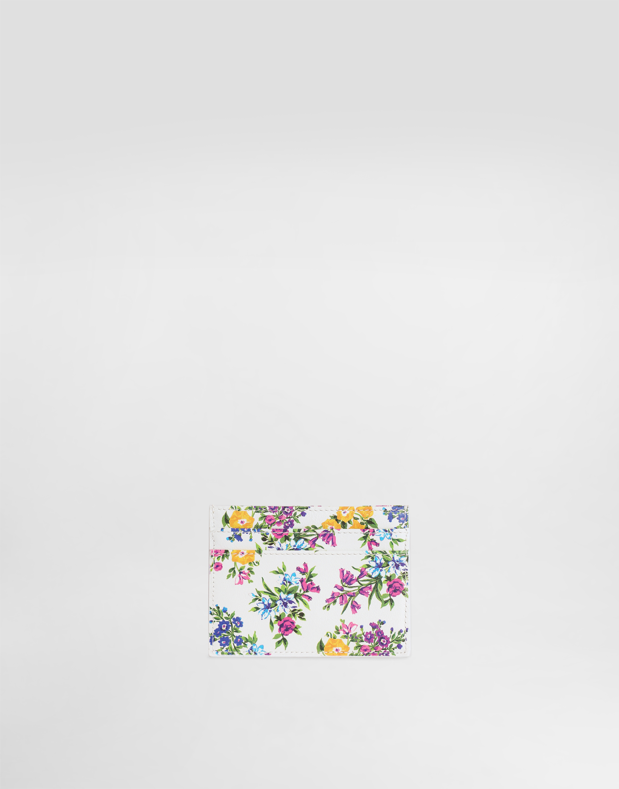  Dolce & Gabbana Printed Calfskin Card Holder - Frau Geldbörsen Und Kleinlederwaren Multicolor Onesize 