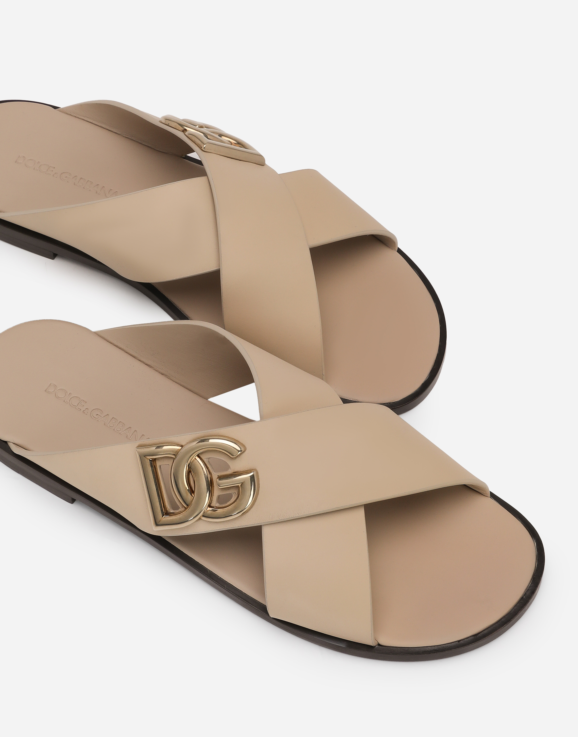 Calfskin sandals
