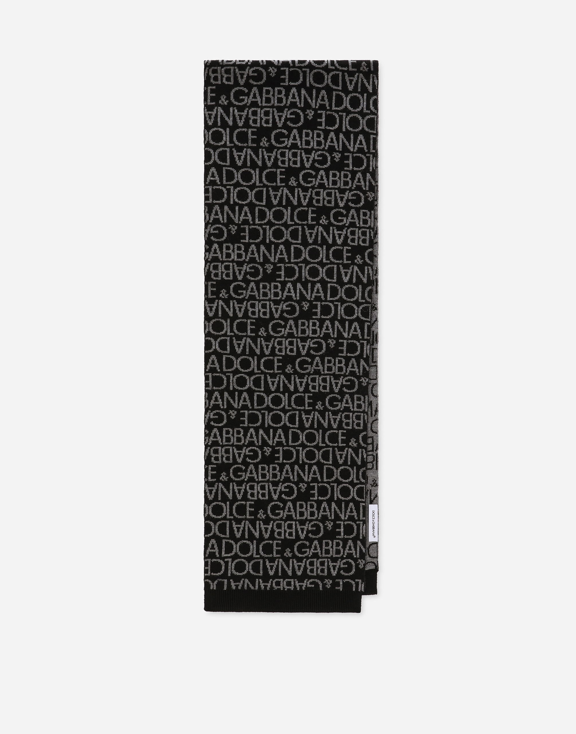 Dolce & Gabbana Jacquard Knit Scarf In Multicolor