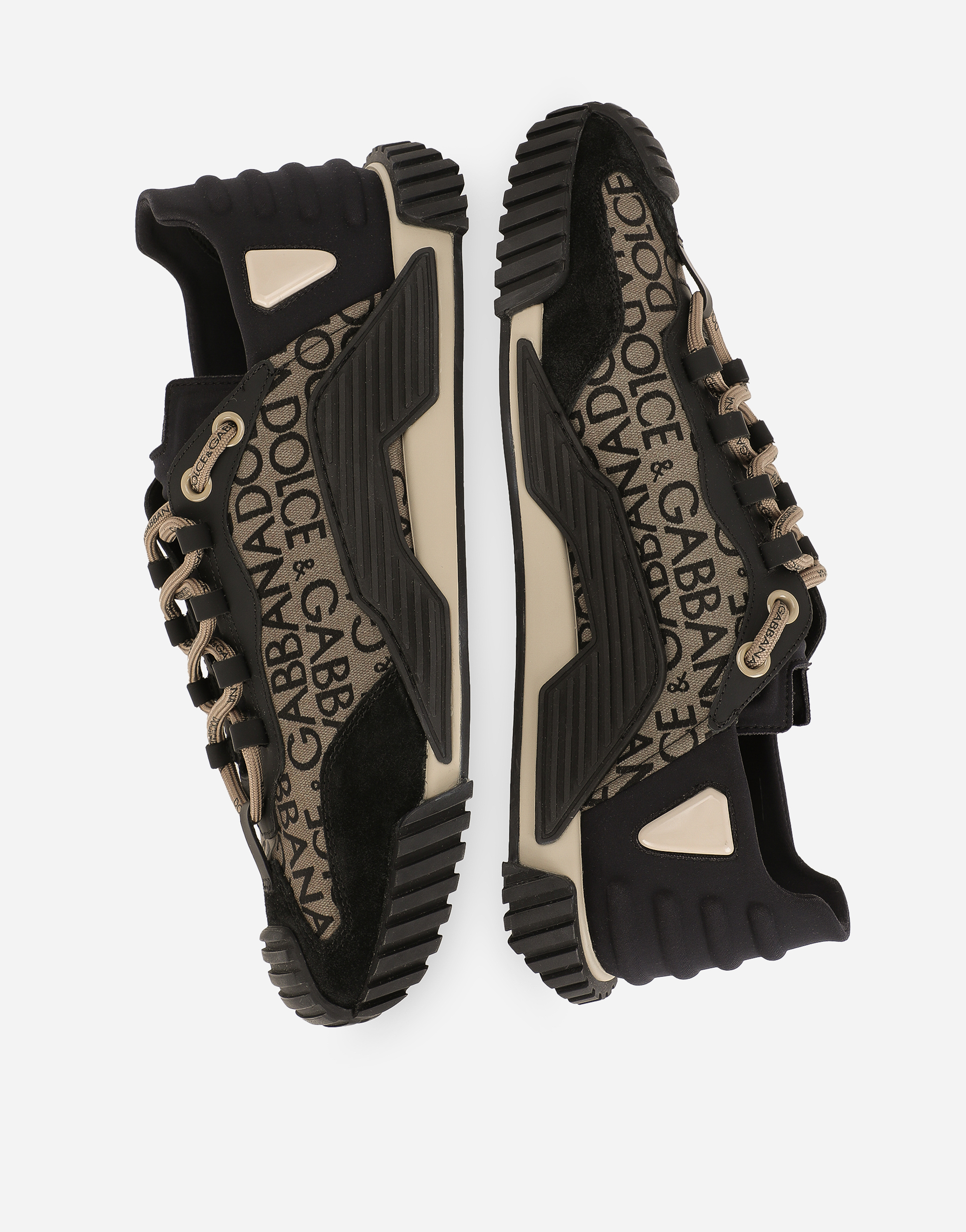 DOLCE & GABBANA PRINTED NYLON NS1 SNEAKERS