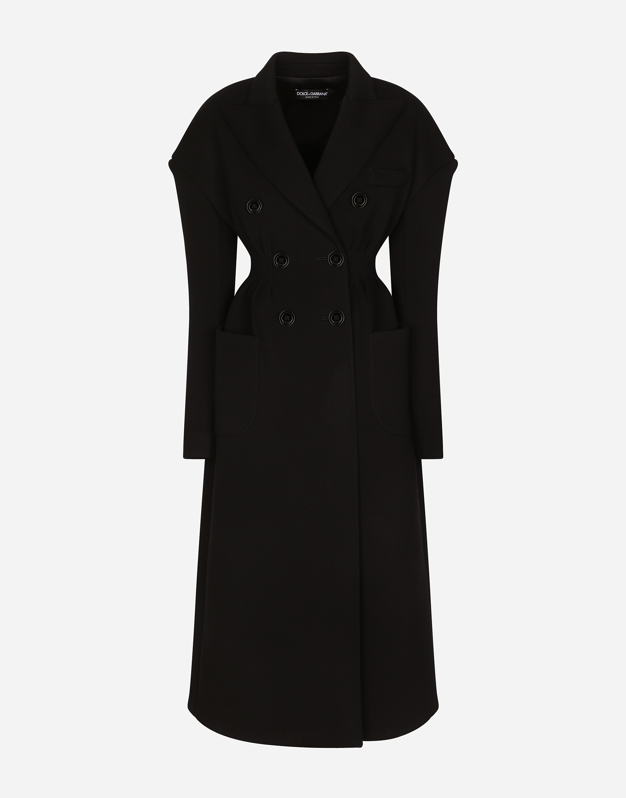 Dolce gabbana black coat hotsell
