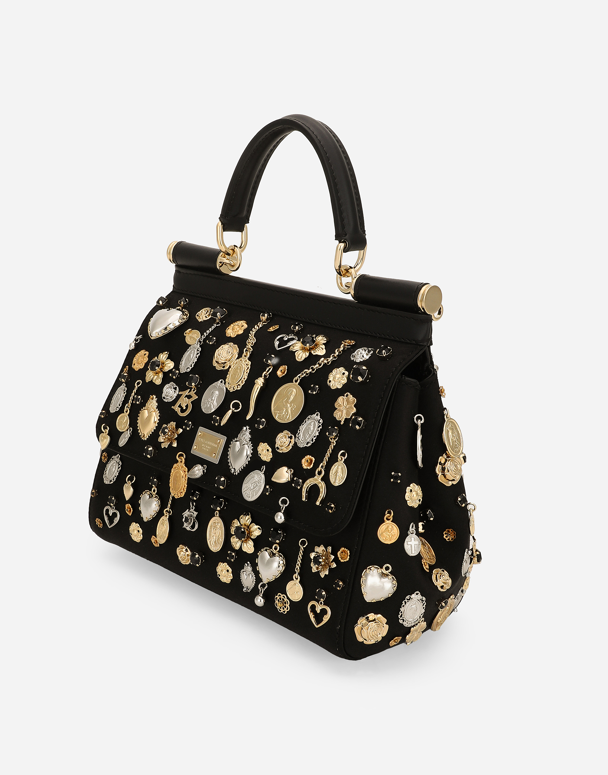 Dolce & Gabbana Kleine Sicily Handtasche In Multicolor