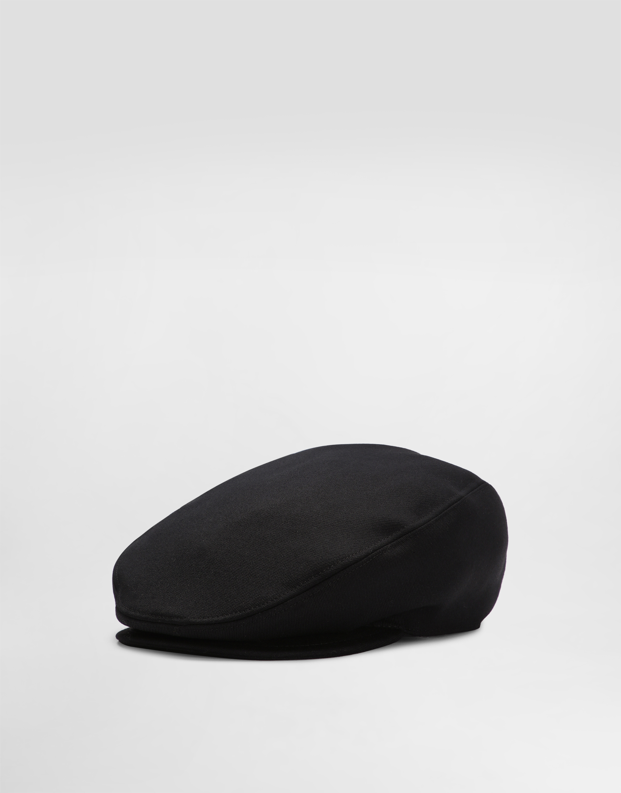 Dolce & Gabbana Shetland Flat Cap Accessories In Black