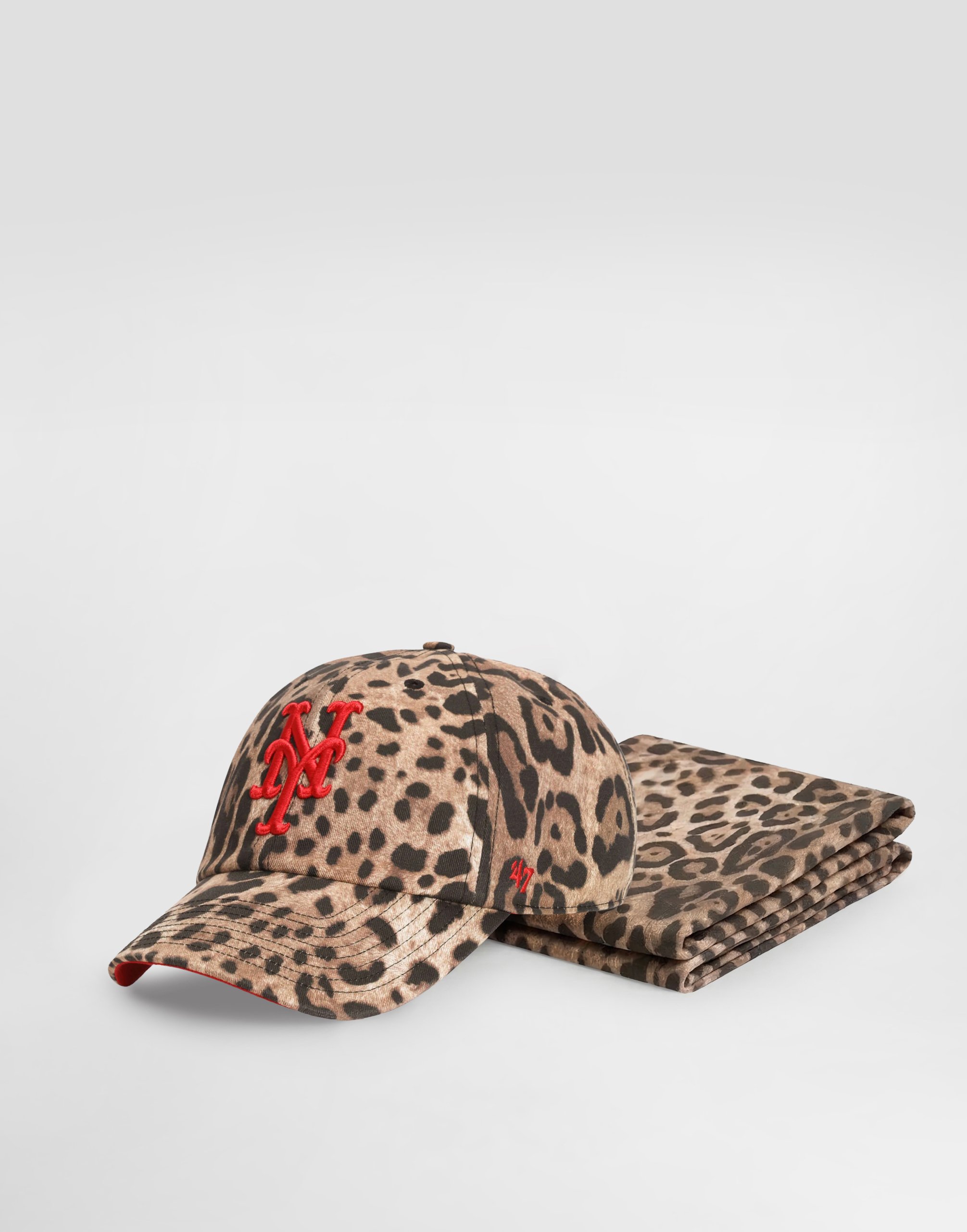 Dolce&Gabbana X '47 New York Mets Leo-Print Balaclava in