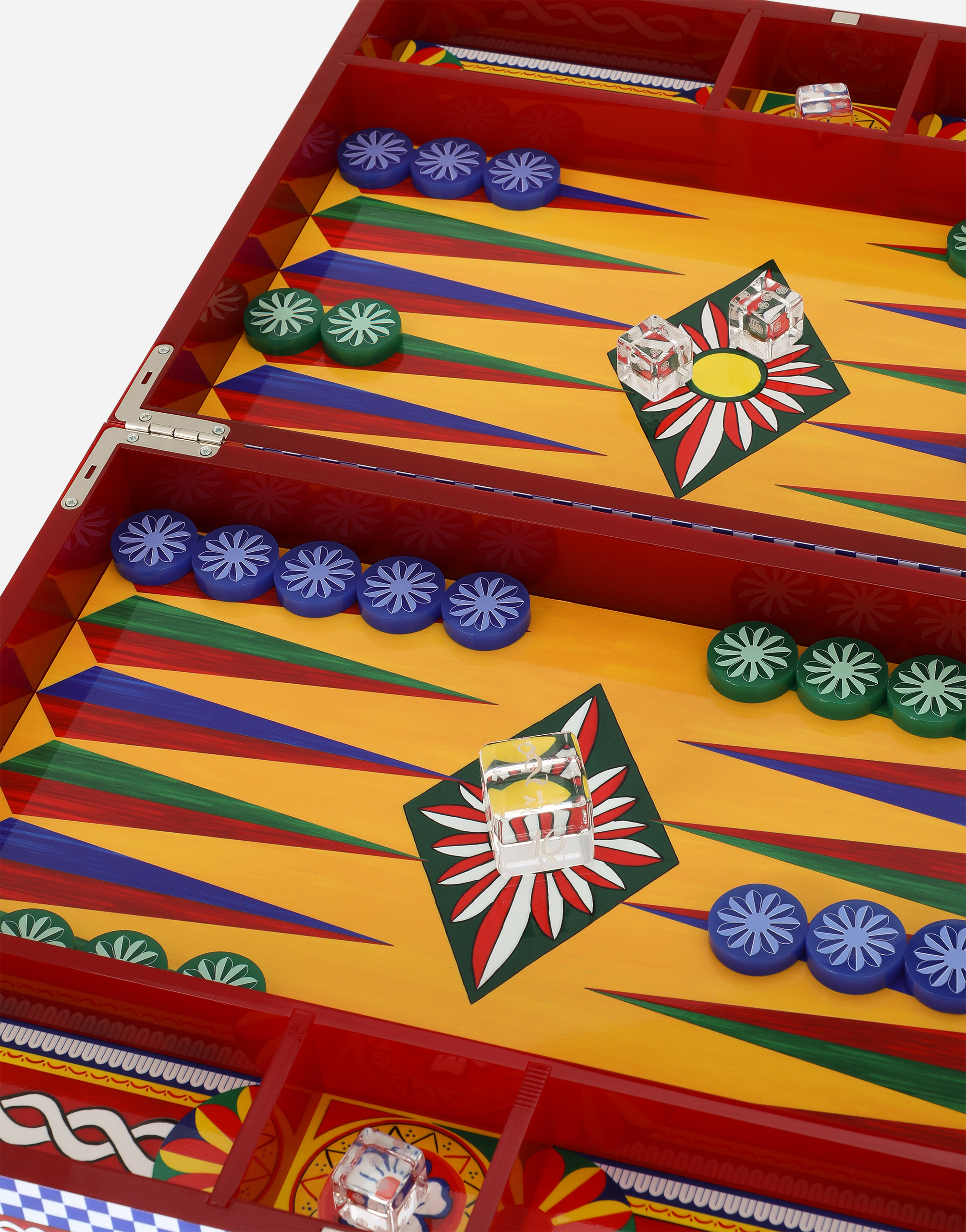 Plexiglass Backgammon Set