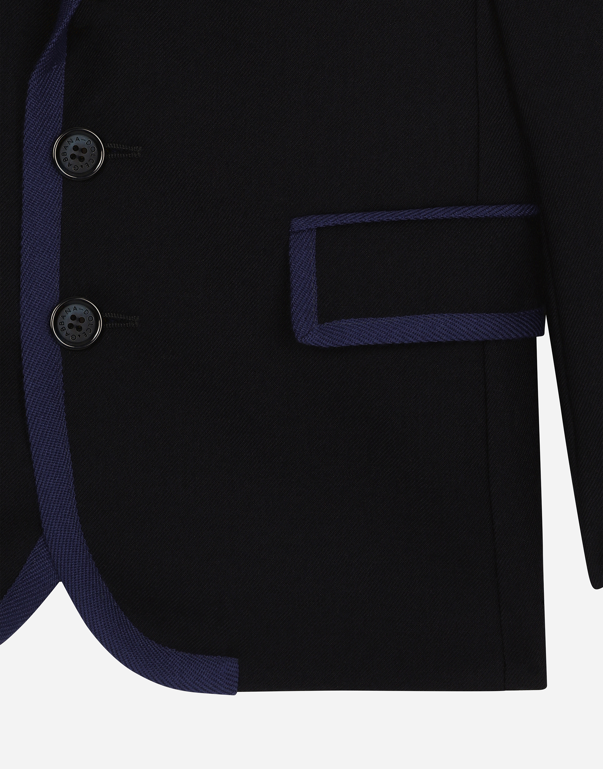 Dolce & Gabbana Giacca Class.2 Bott. In Blue