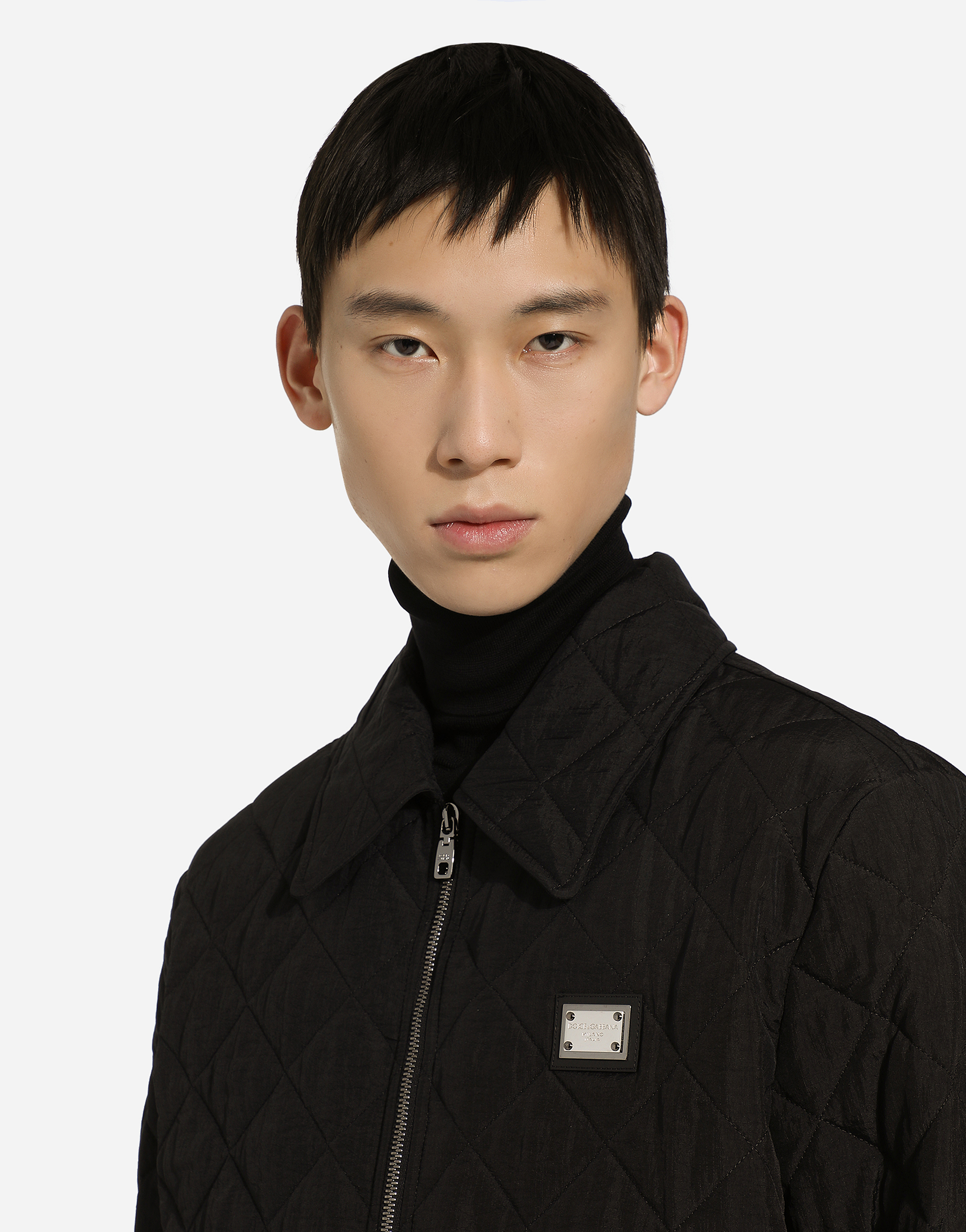 Dolce & Gabbana Quilted Jacket In Black