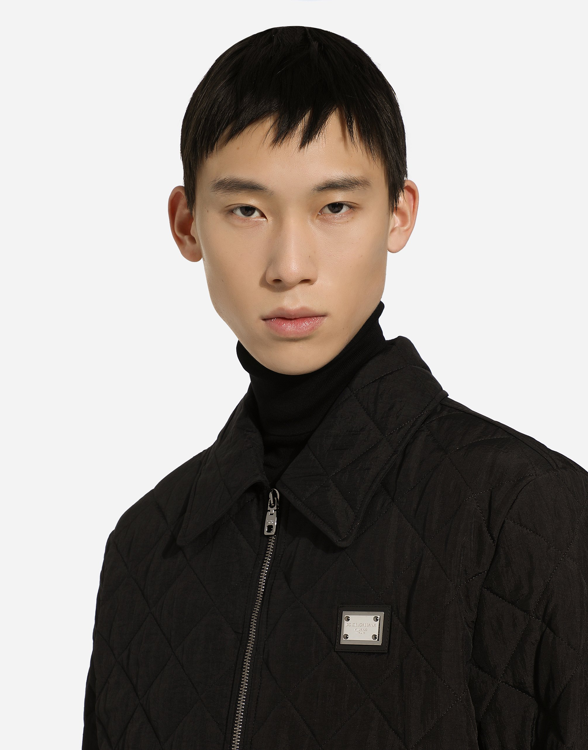 Dolce & Gabbana Quilted Jacket In Black