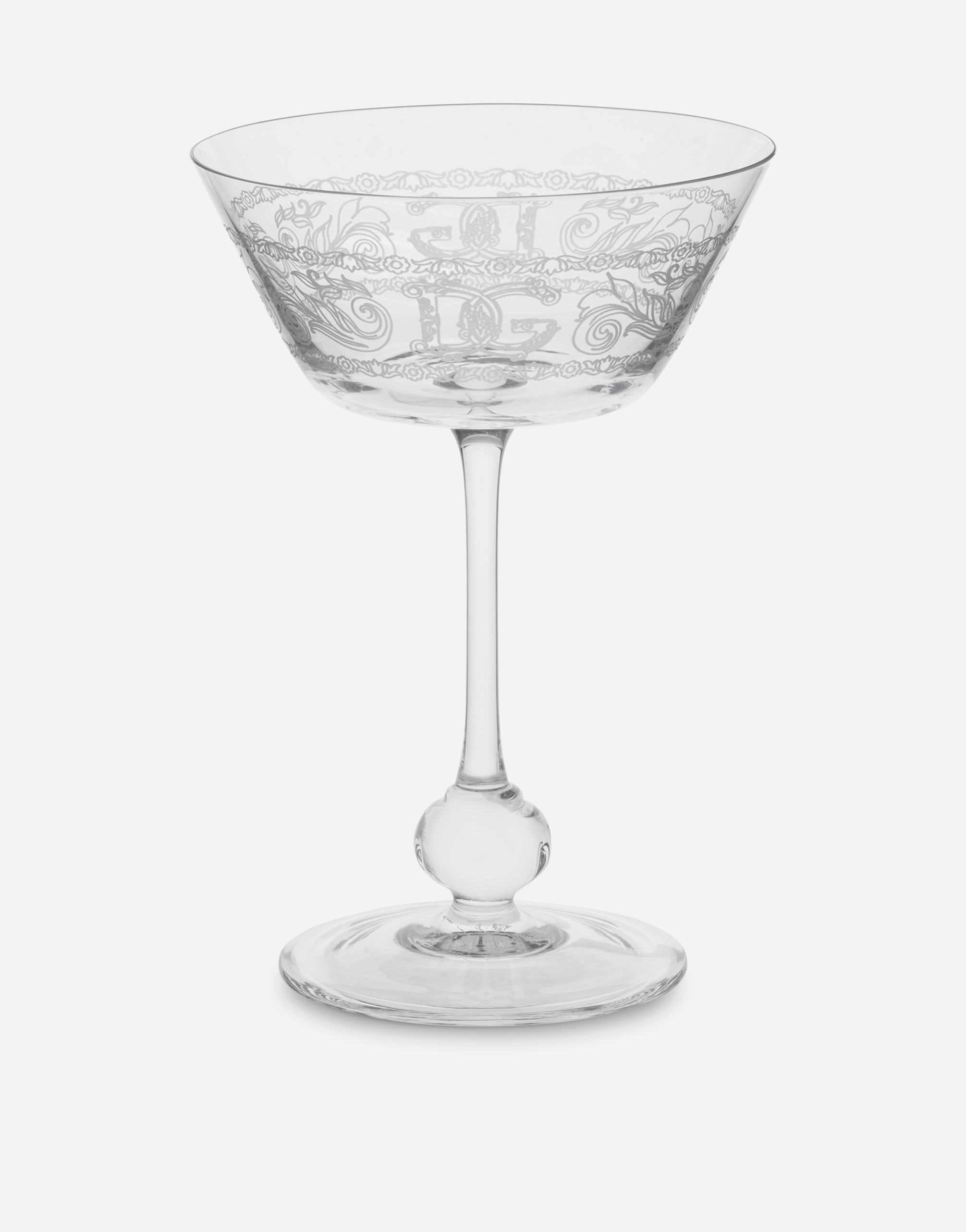Dolce & Gabbana Champagne Glass In Multicolor