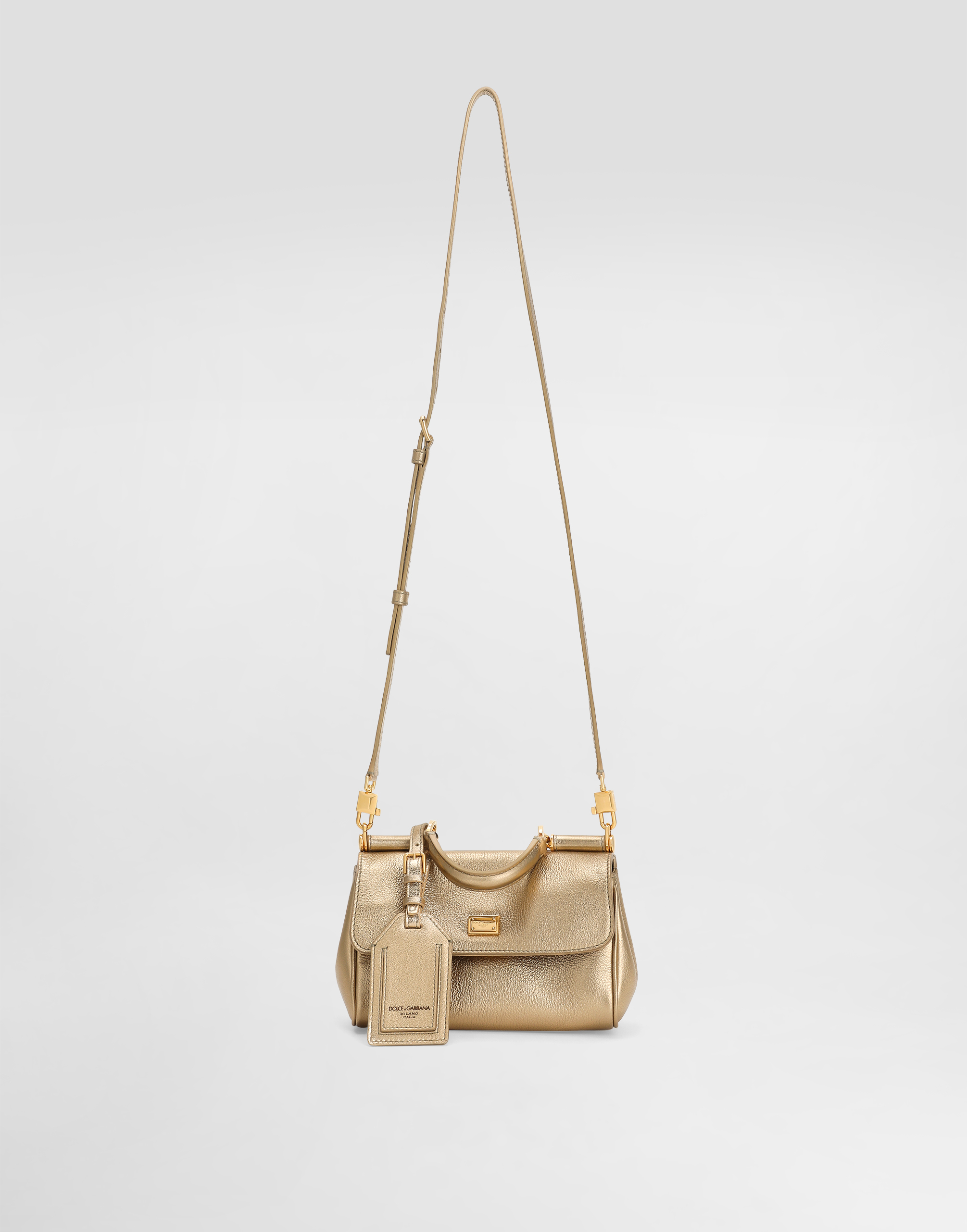 Dolce & Gabbana My Sicily Leather Handbag In Blue