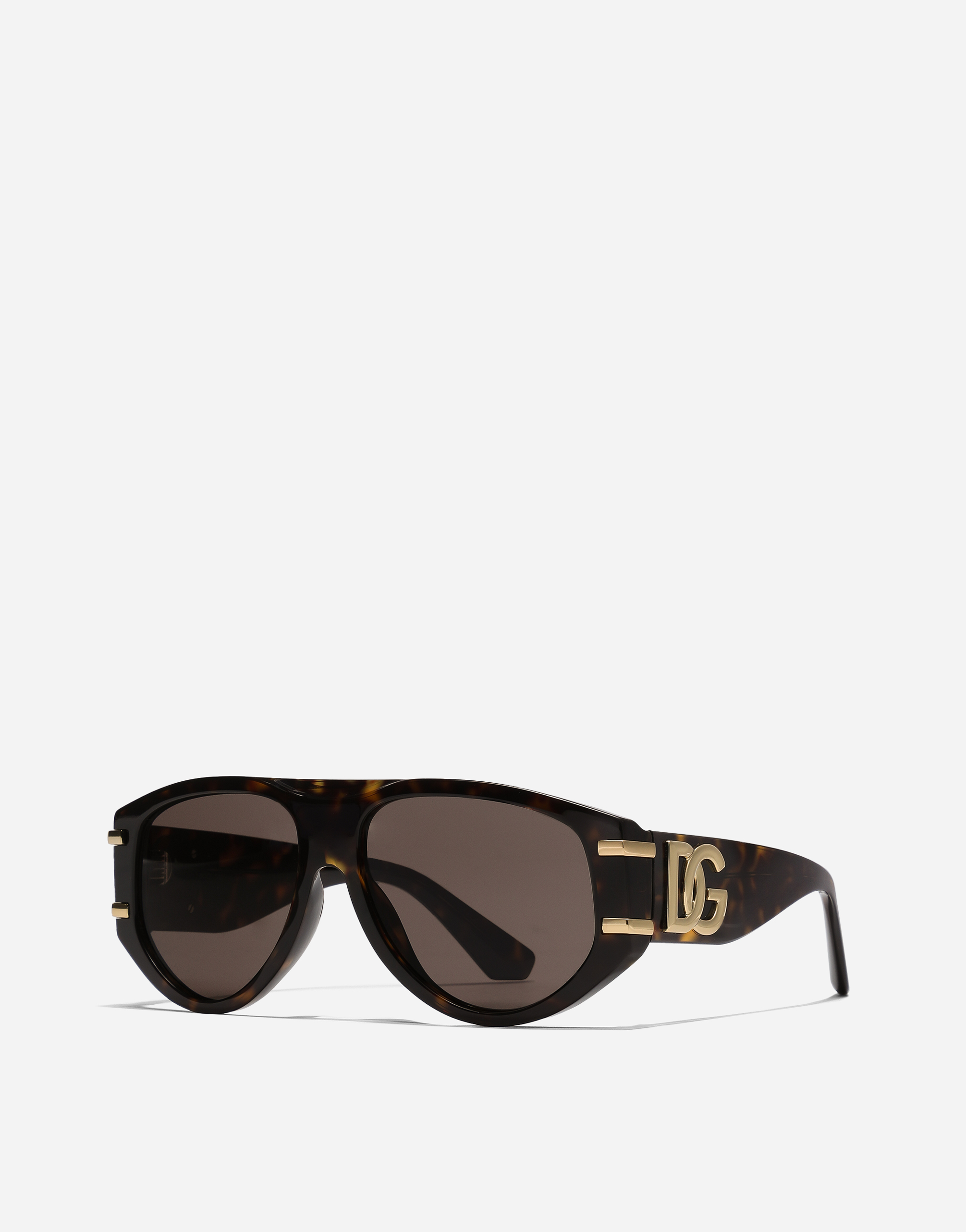 Dolce & Gabbana Dg Griffe Sunglasses In Havana