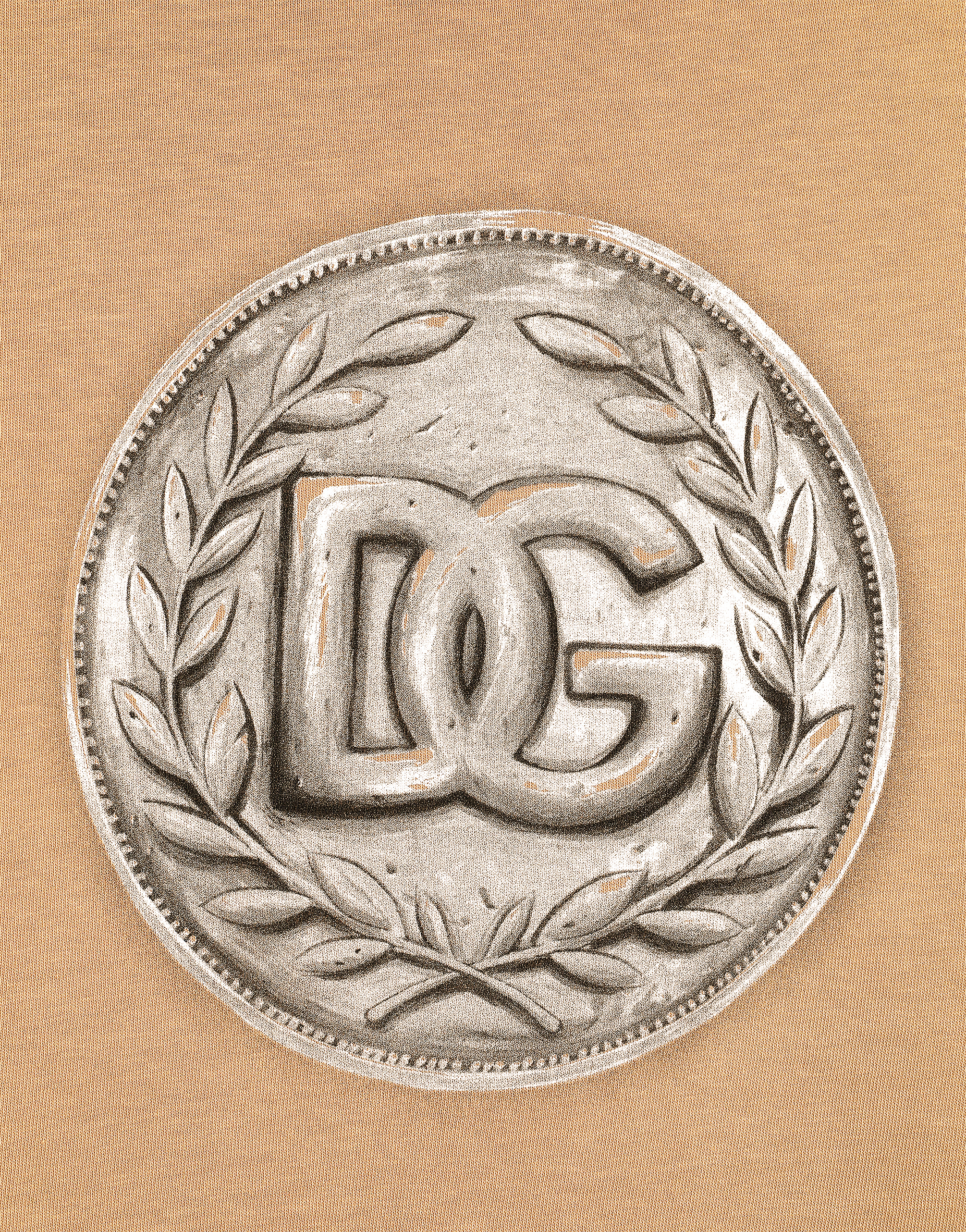 DOLCE & GABBANA DG COIN PRINT COTTON T-SHIRT