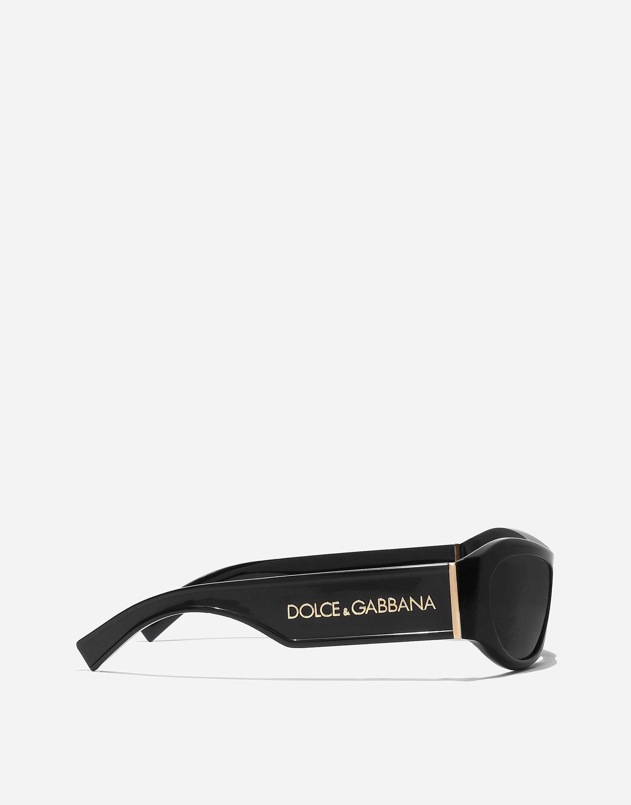 Dolce & Gabbana Black Sicily Sunglasses In Black