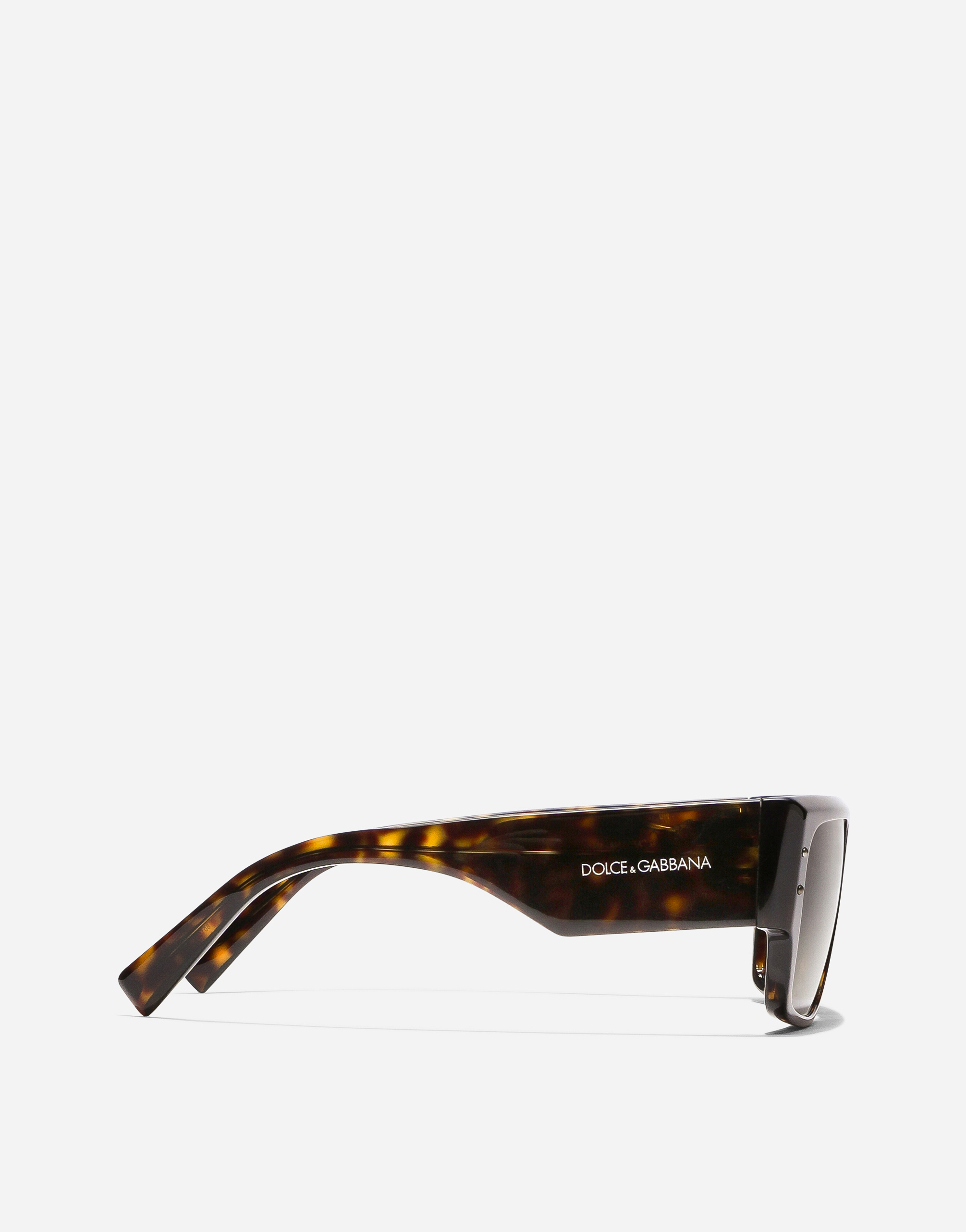 Shop Dolce & Gabbana Dna Sunglasses In Havana