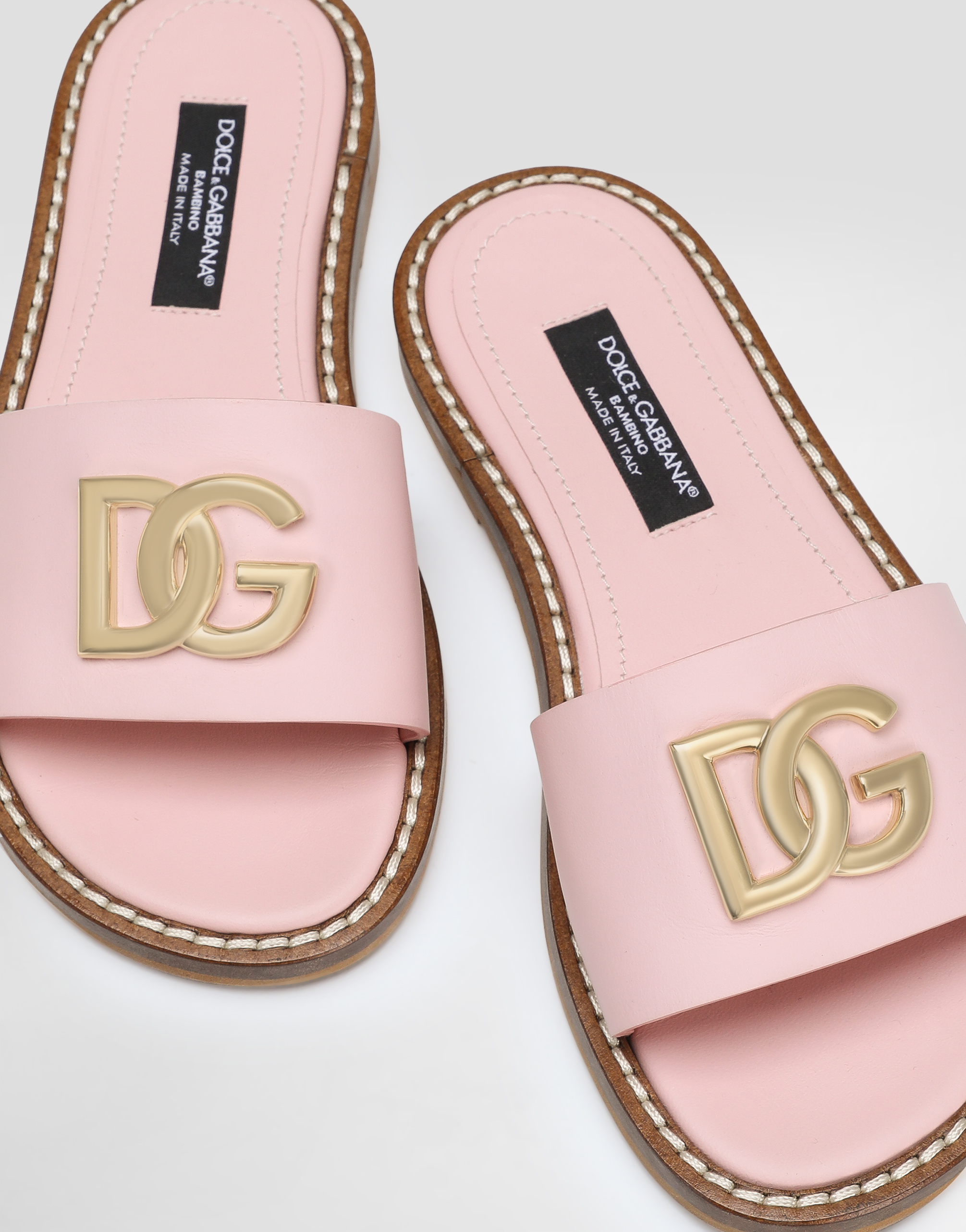 Dolce & Gabbana Flat Calfskin Slipper