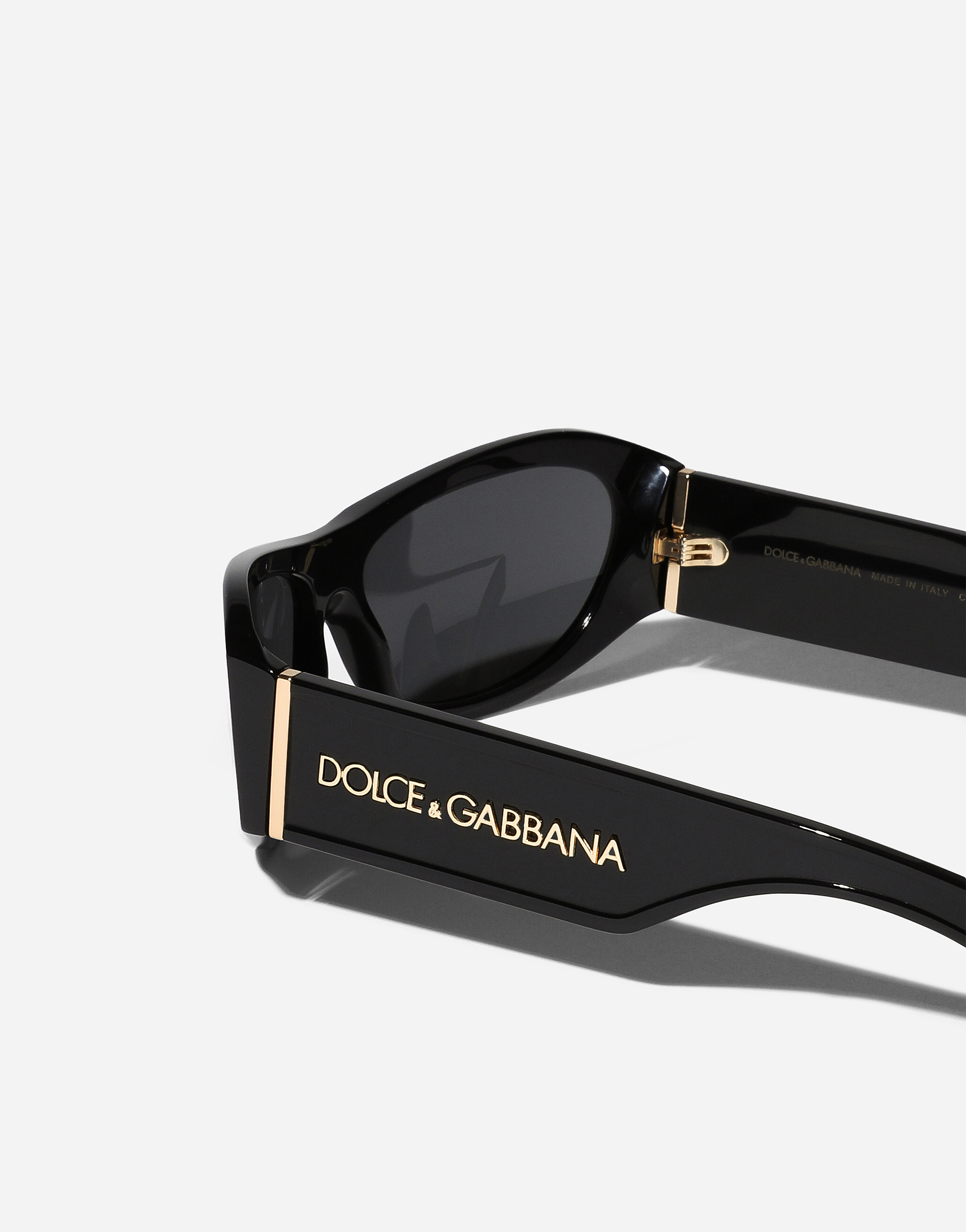 Dolce & Gabbana Black Sicily Sunglasses In Black
