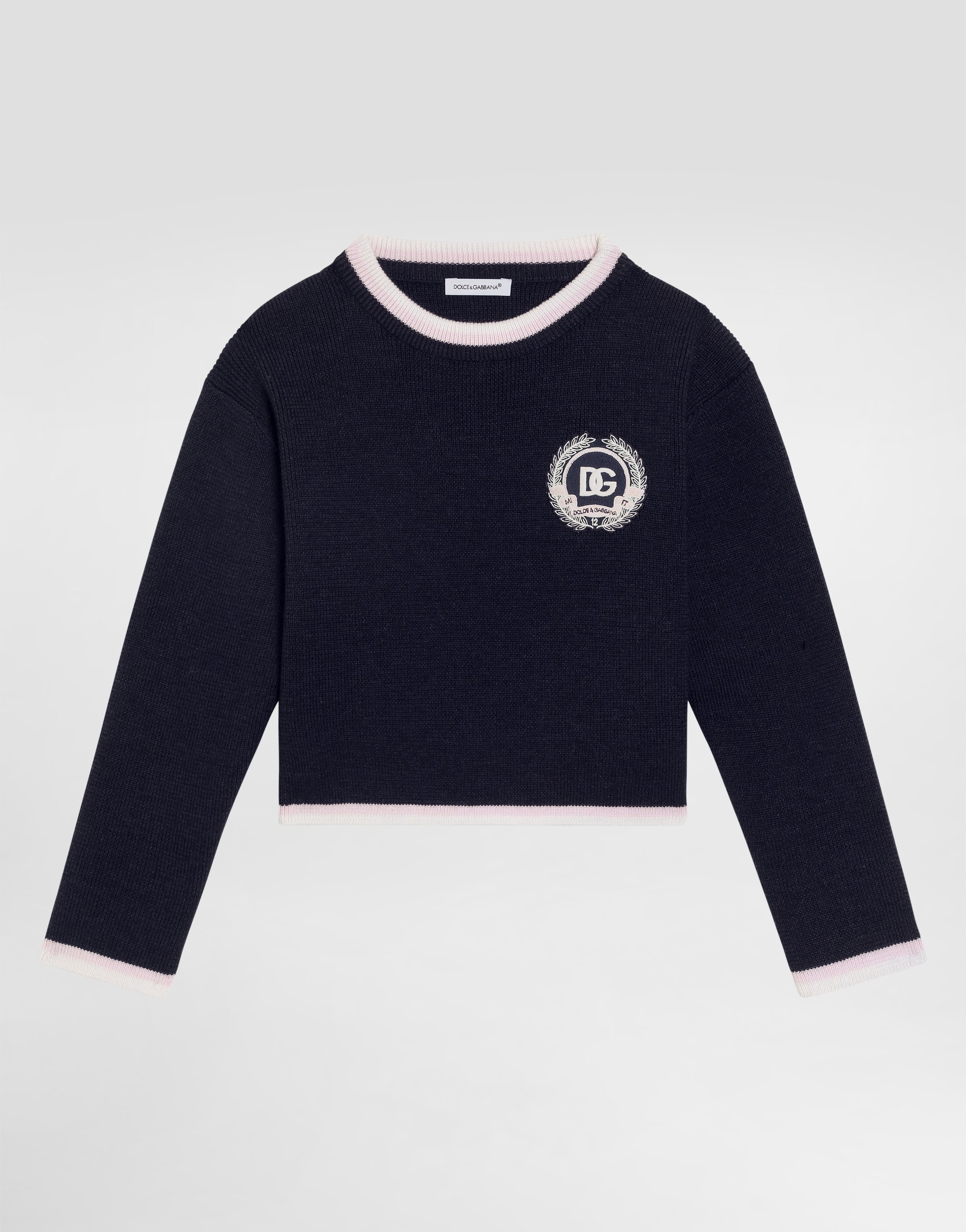 Solid knit sweater