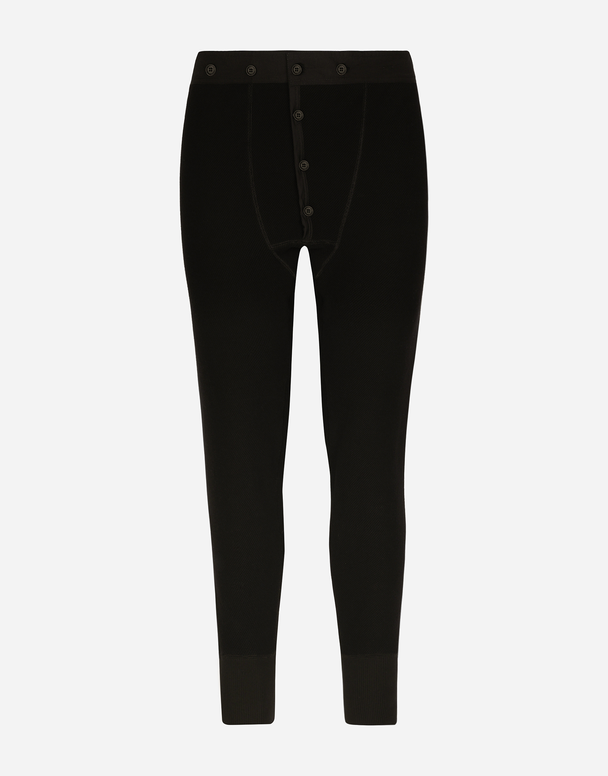 Dolce & Gabbana Cotton Jogging Pants In Black