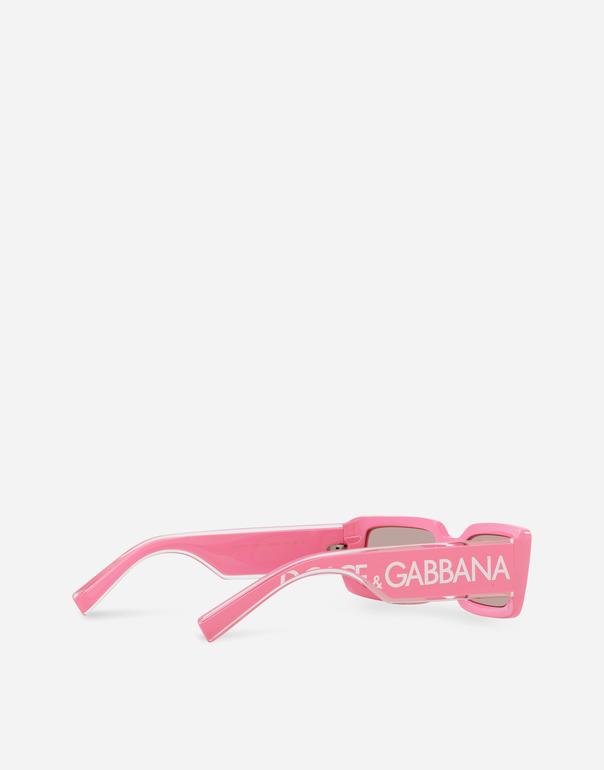 Shop Dolce & Gabbana Dg Elastic Sunglasses In Pink