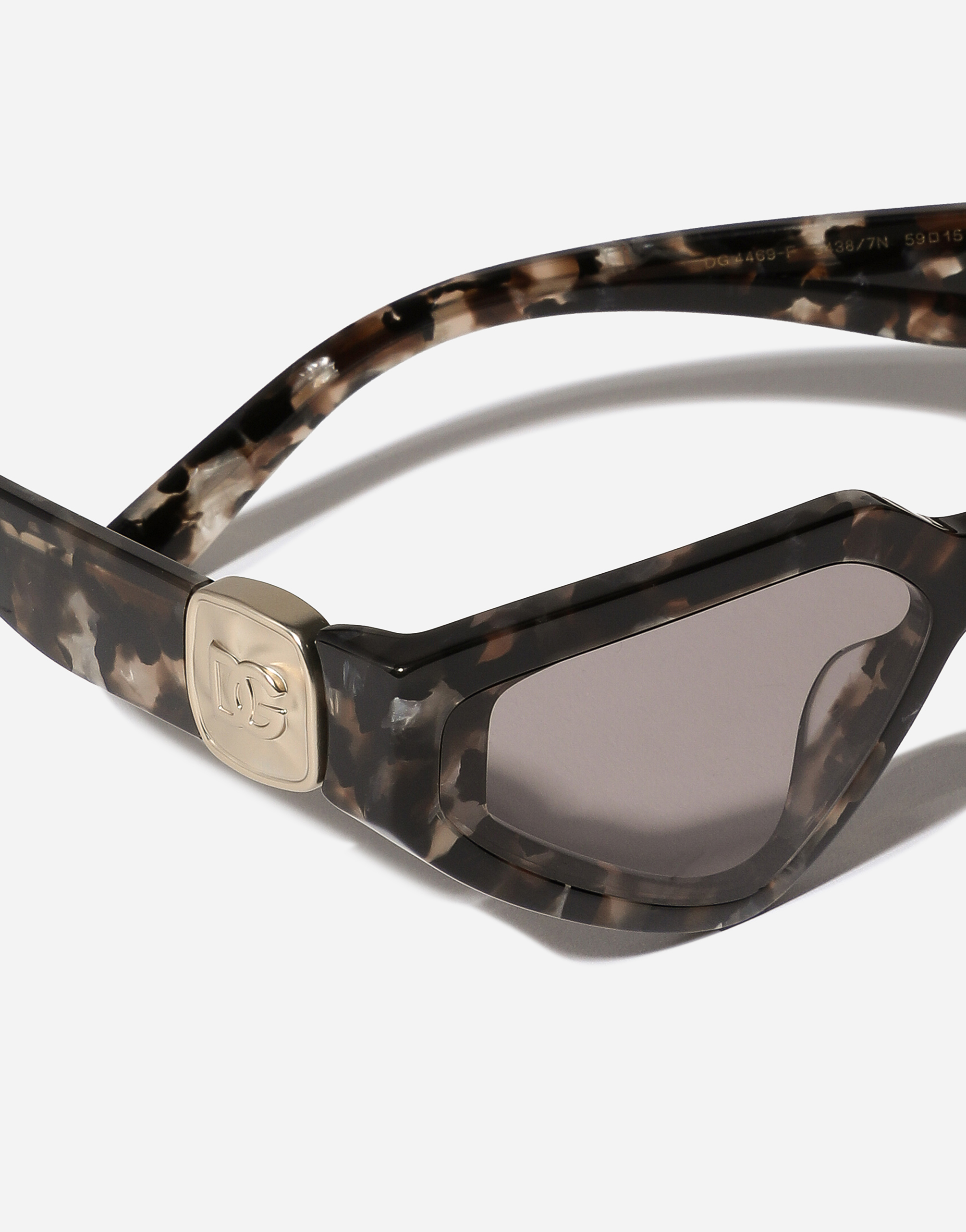 Dolce & Gabbana Dg Precious Sunglasses In Havana Brown Pearl