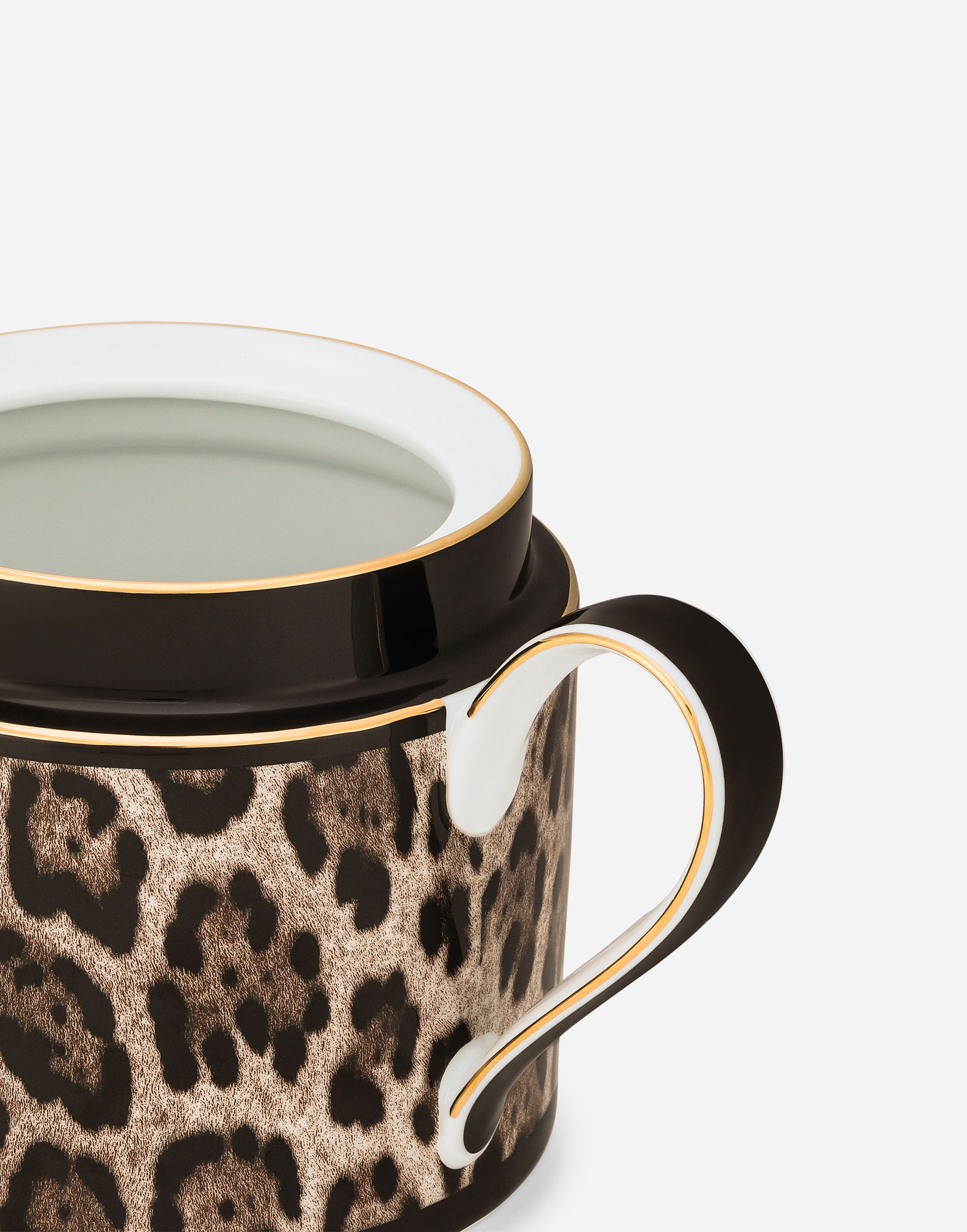 Dolce & Gabbana Porcelain Teapot In Multicolor
