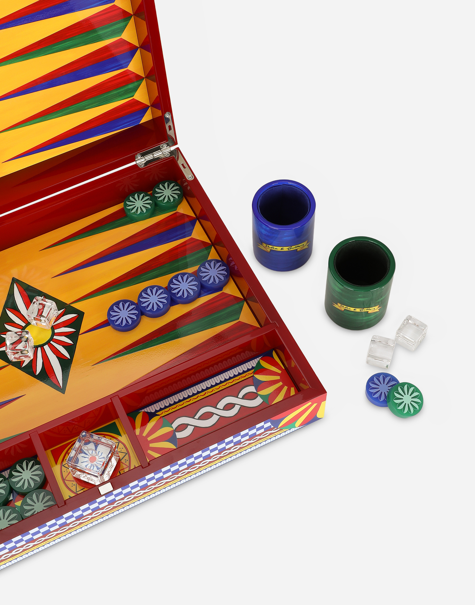 Plexiglass Backgammon Set